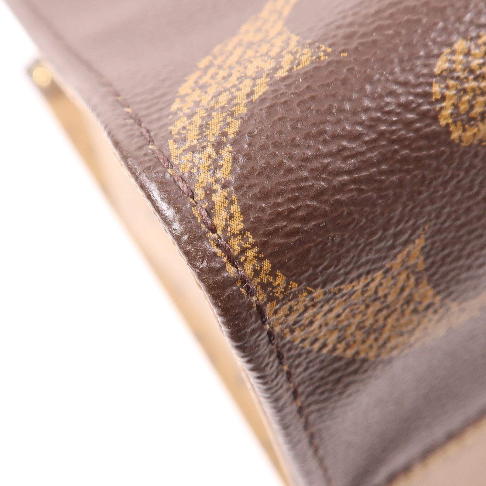 LOUIS VUITTON Monogram Giant On The Go MM金扣手挽肩背兩用袋