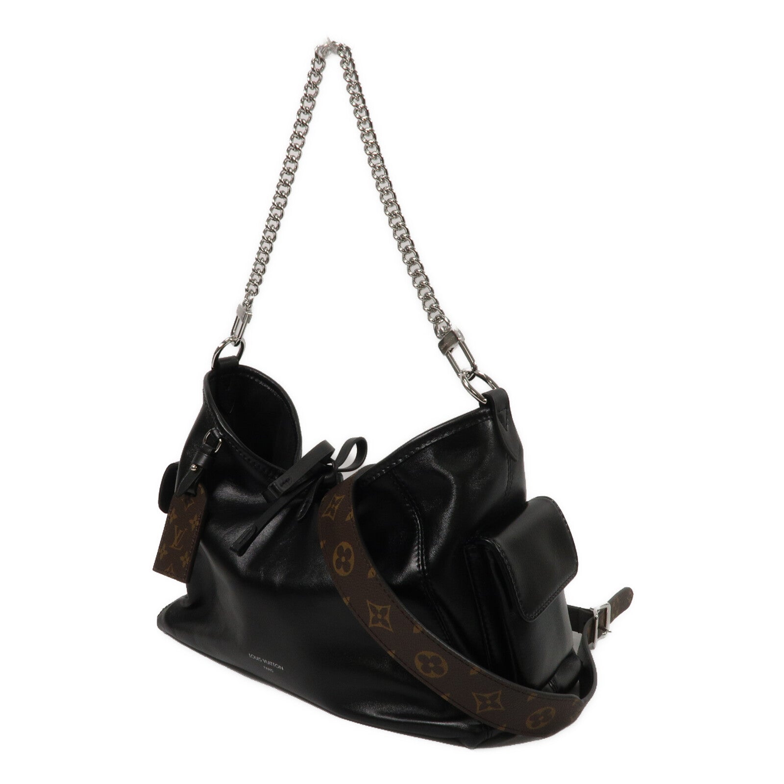 LOUIS VUITTON 羊皮皮革Carry All Vibe PM手挽肩背兩用袋