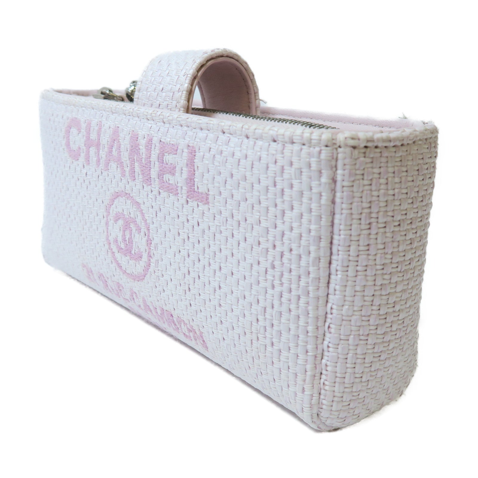 CHANEL 【激減優惠】酒椰31 Rue Cambon Chain Shoulder銀扣鏈帶肩背袋粉紅色