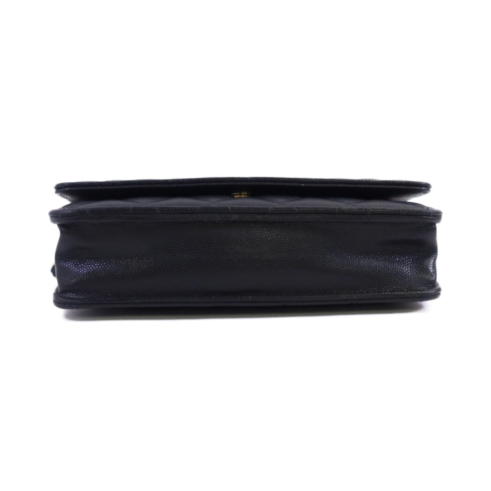 CHANEL 牛皮皮革WOC Wallet On Chain金扣鏈帶肩背袋