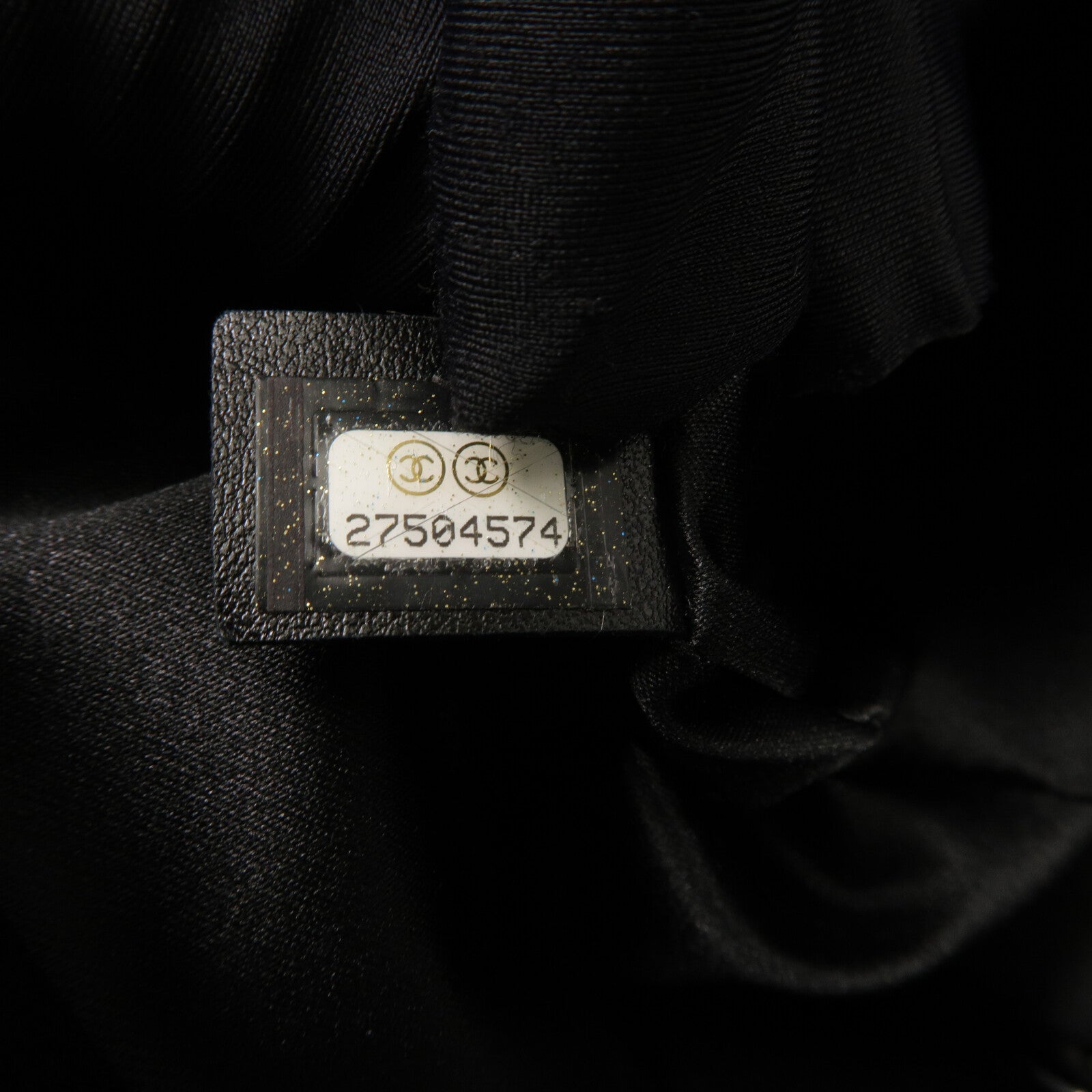 CHANEL 珠片Chain Shoulder鏈帶肩背袋