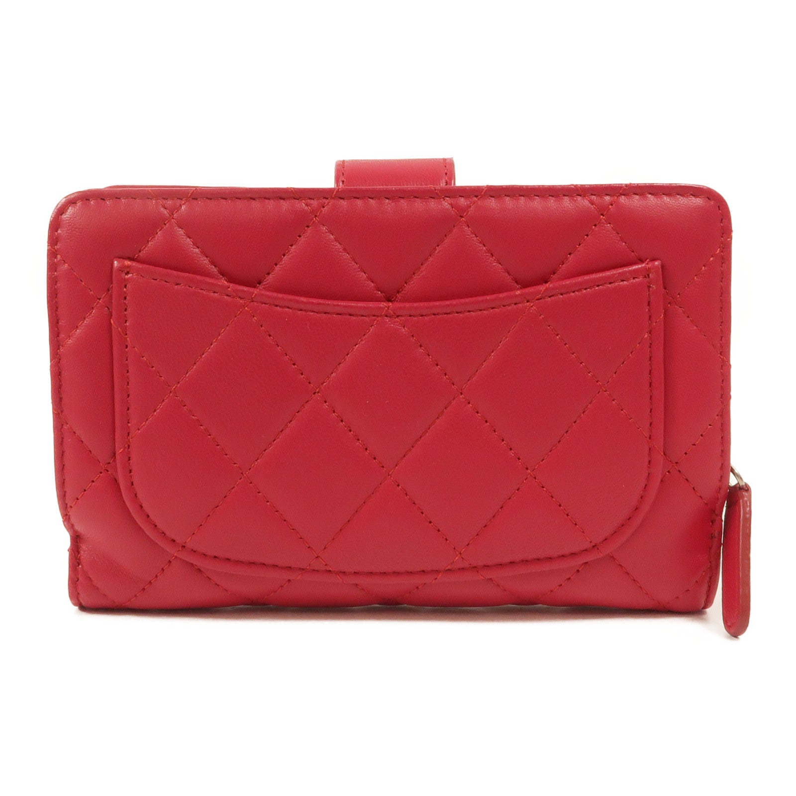 CHANEL 羊皮皮革Classic Bifold French Wallet錢包