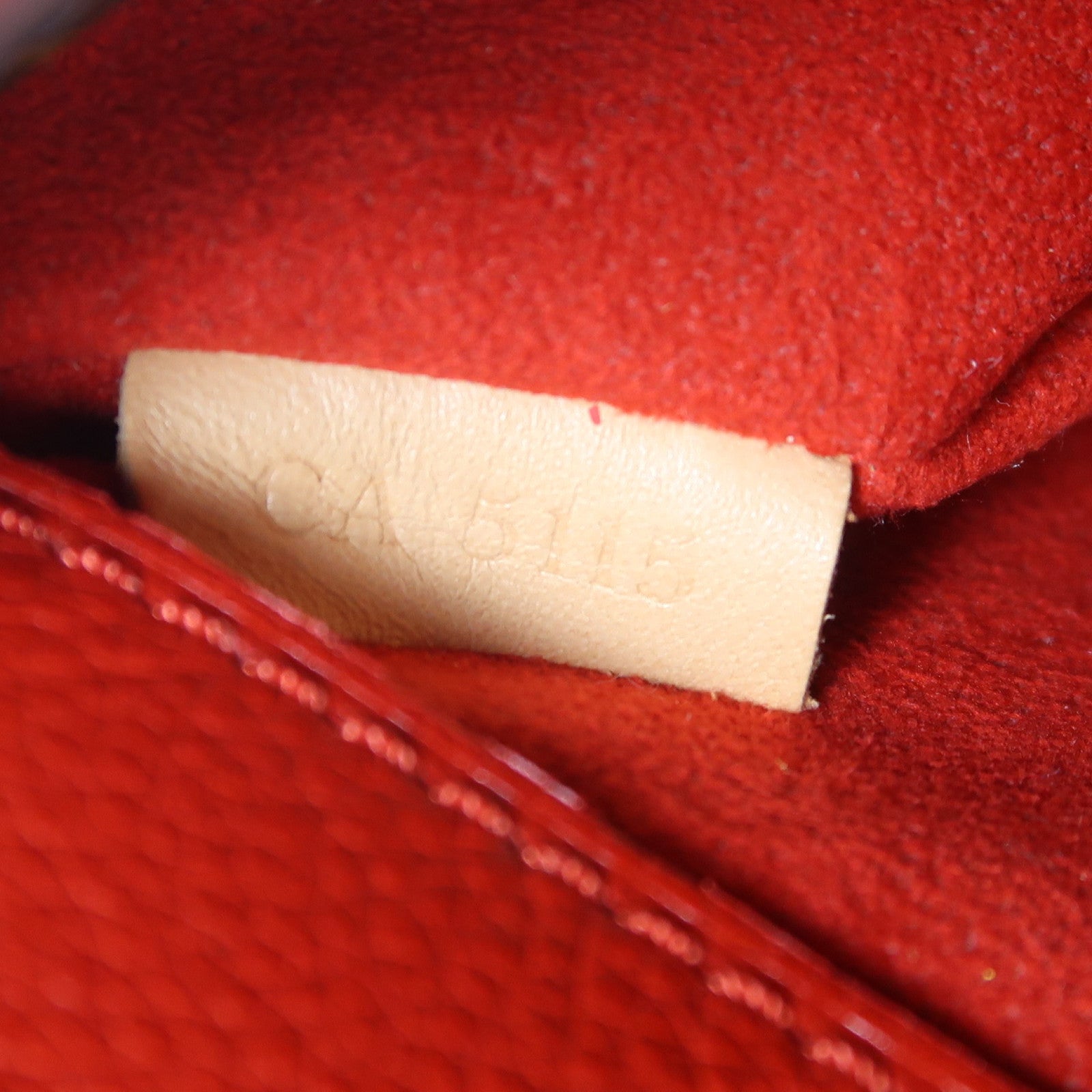 LOUIS VUITTON Monogram Pallas BB金扣手挽肩背兩用袋啡色/紅色