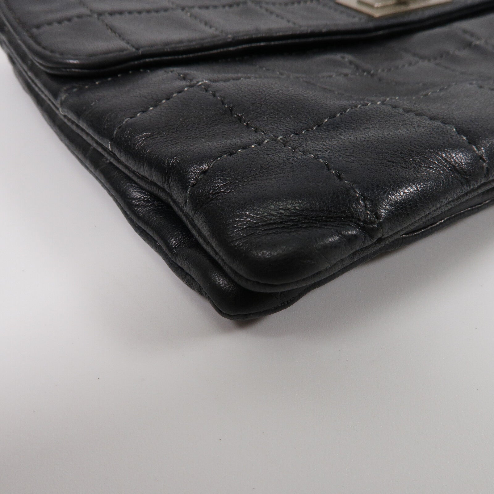 CHANEL 羊皮皮革Vintage 2.55鏈帶肩背袋
