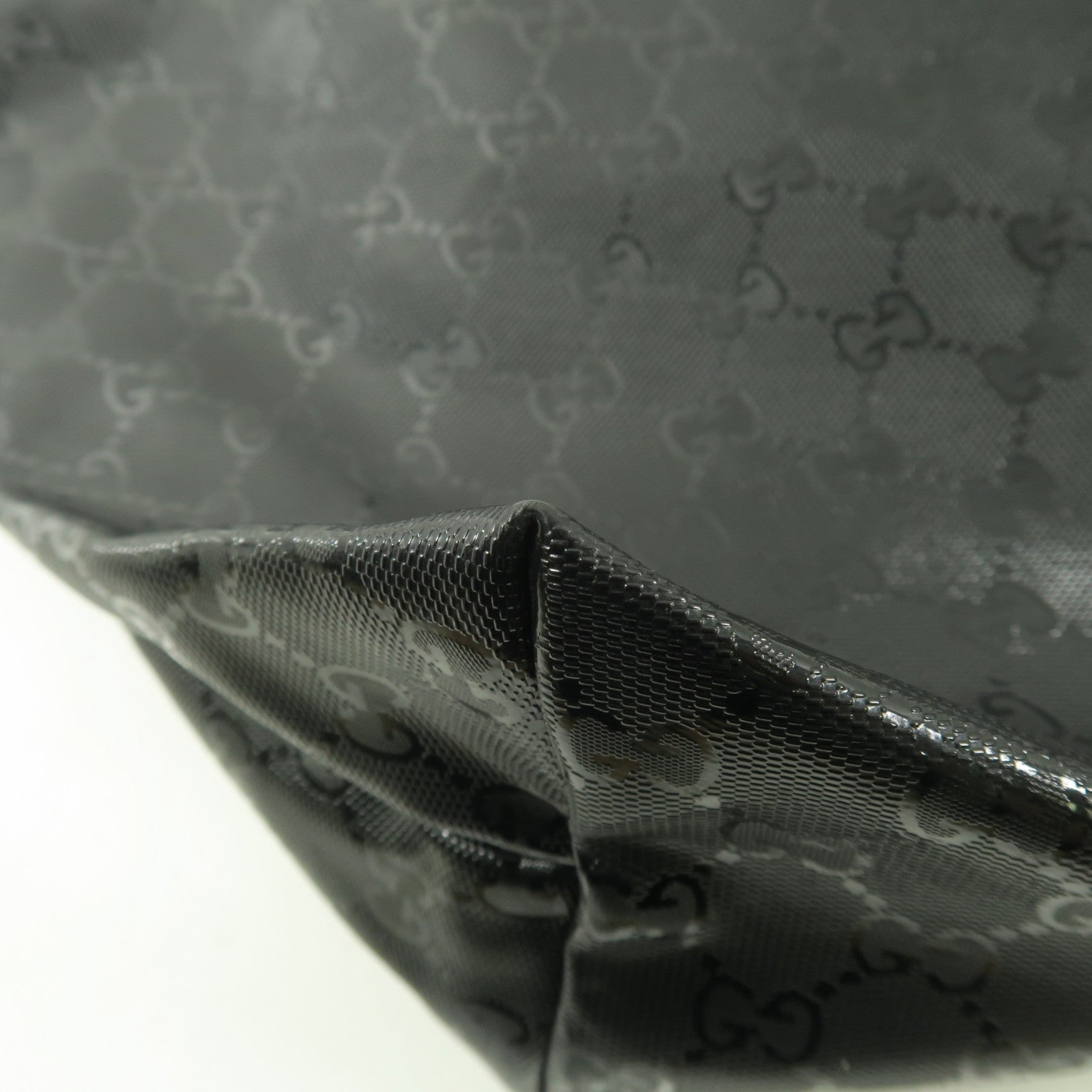 GUCCI 【激減優惠】塗層帆布Tote Bag肩背袋黑色