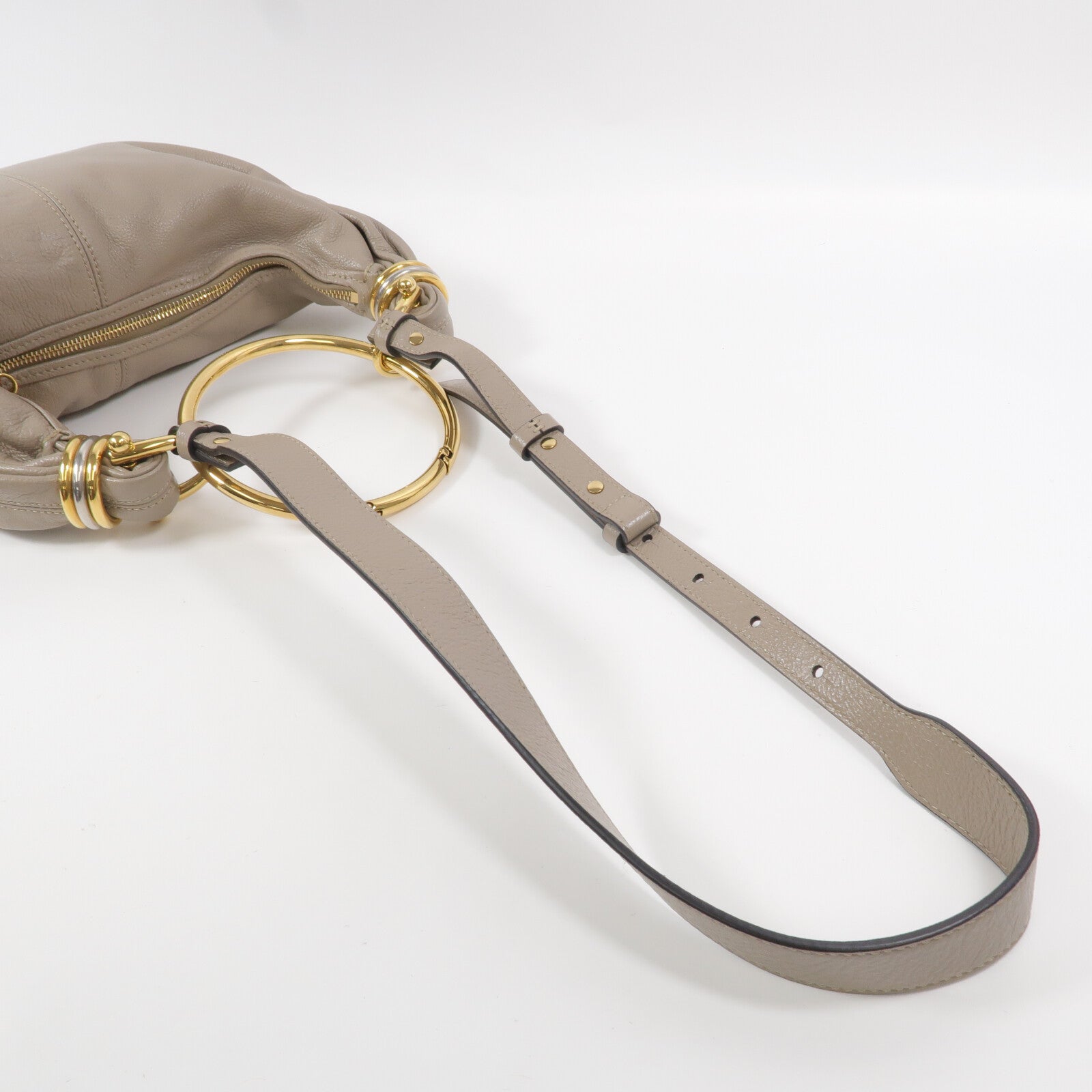 Chloe 牛皮皮革Bracelet Hobo Bag手挽肩背兩用袋