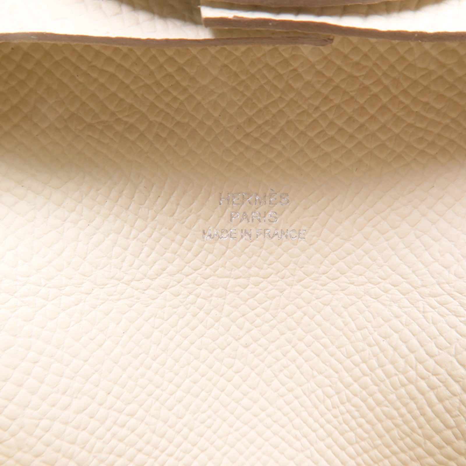 HERMES Epsom皮革Bastia零錢包Nata