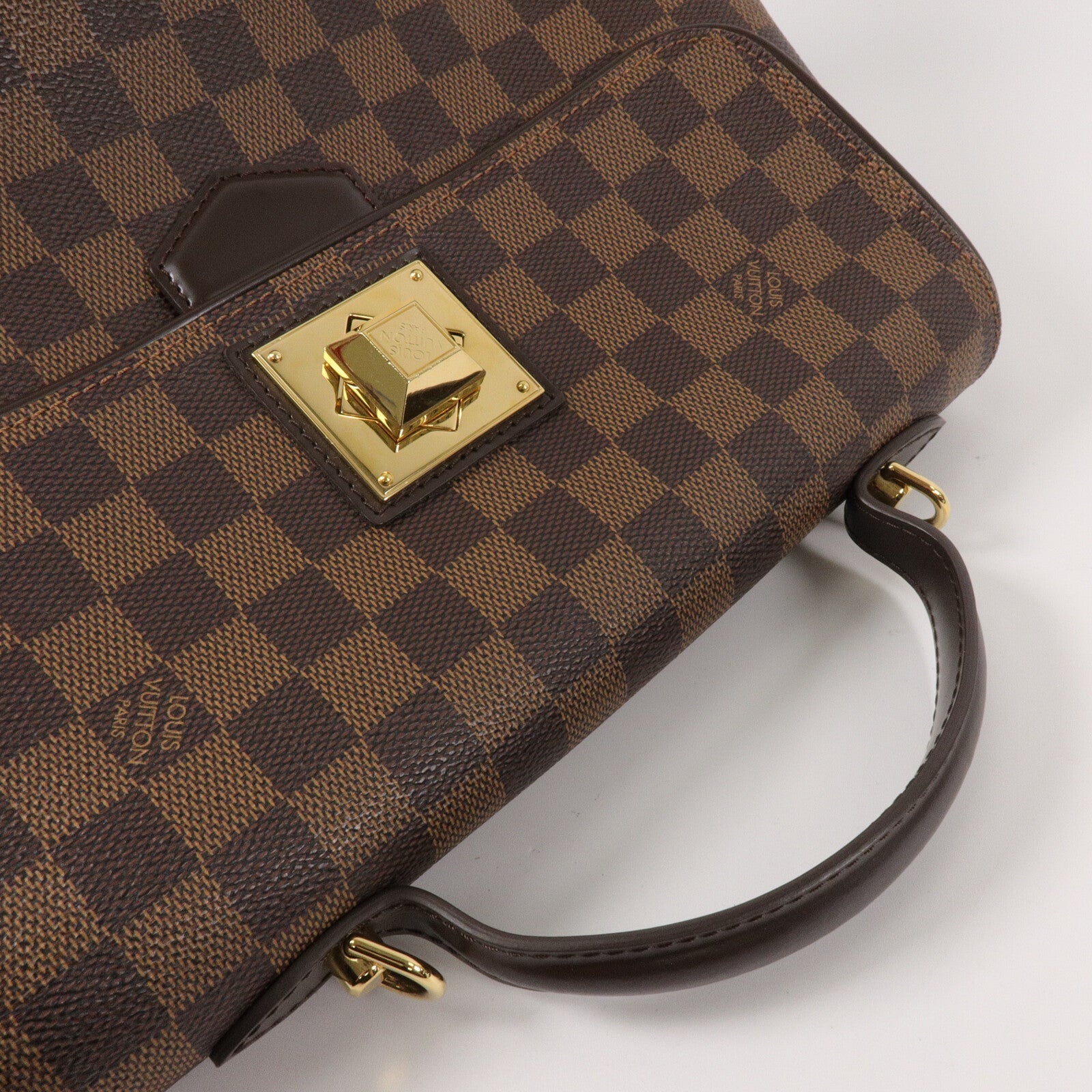 LOUIS VUITTON Damier Bergamo MM手挽袋