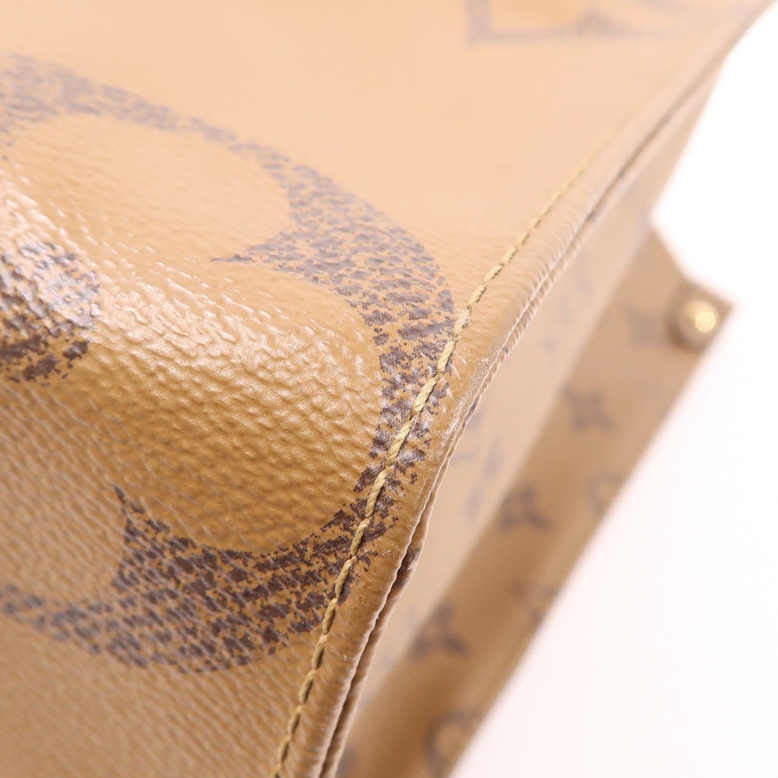 LOUIS VUITTON Monogram Giant On The Go MM金扣手挽肩背兩用袋