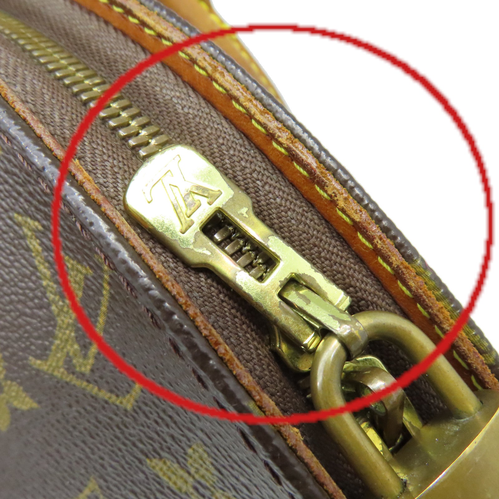 LOUIS VUITTON 【激減優惠】Monogram Ellipse MM Hand Bag金扣手挽袋啡色