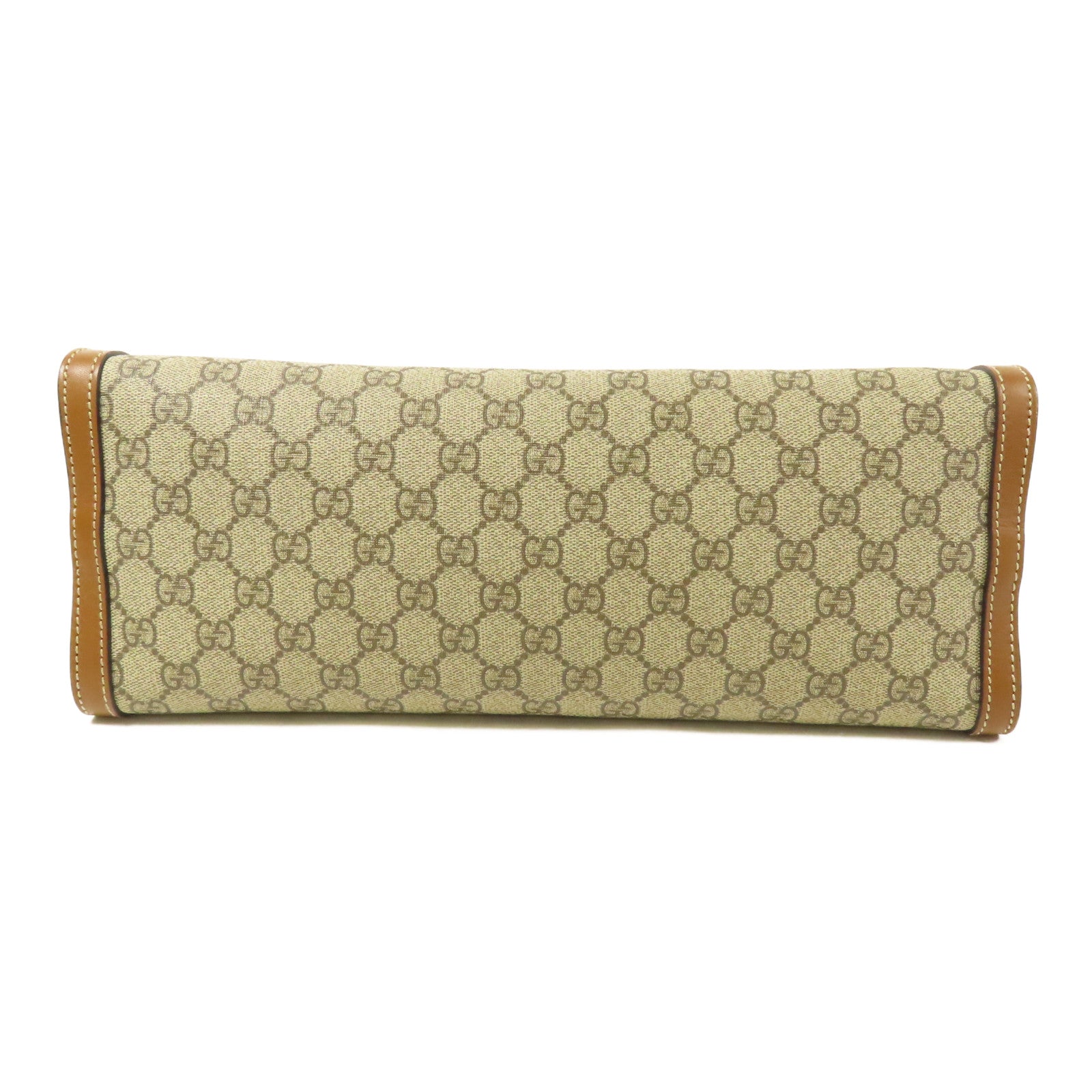 GUCCI 塗層帆布Padlock GG金扣鏈帶肩背袋