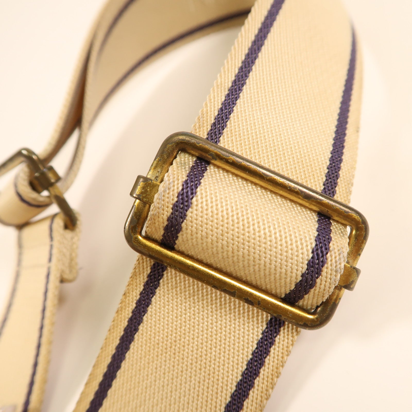 LOUIS VUITTON Damier Azur Naviglio金扣肩背袋