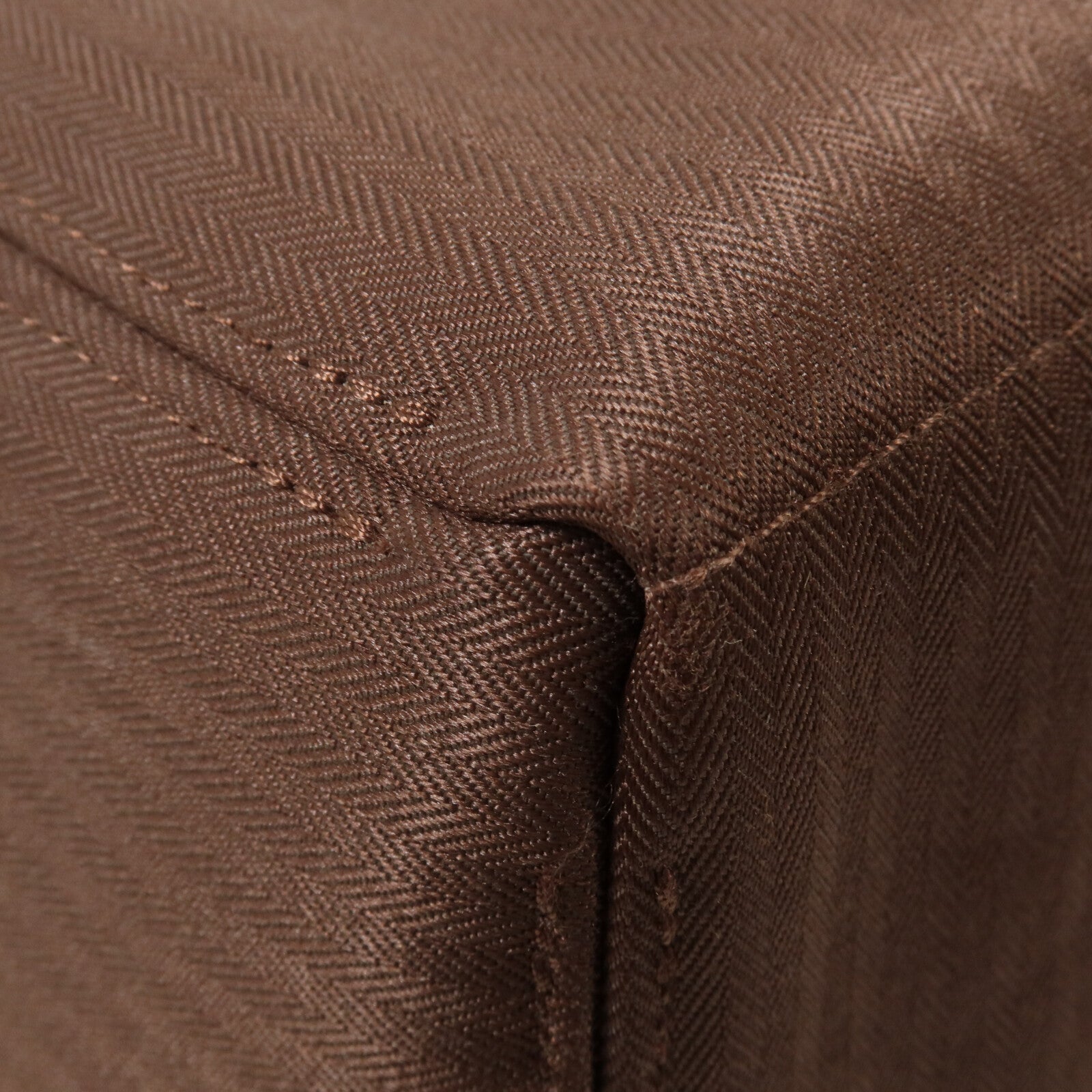 HERMES 帆布Acapulco PM Tote手挽袋Dark Brown