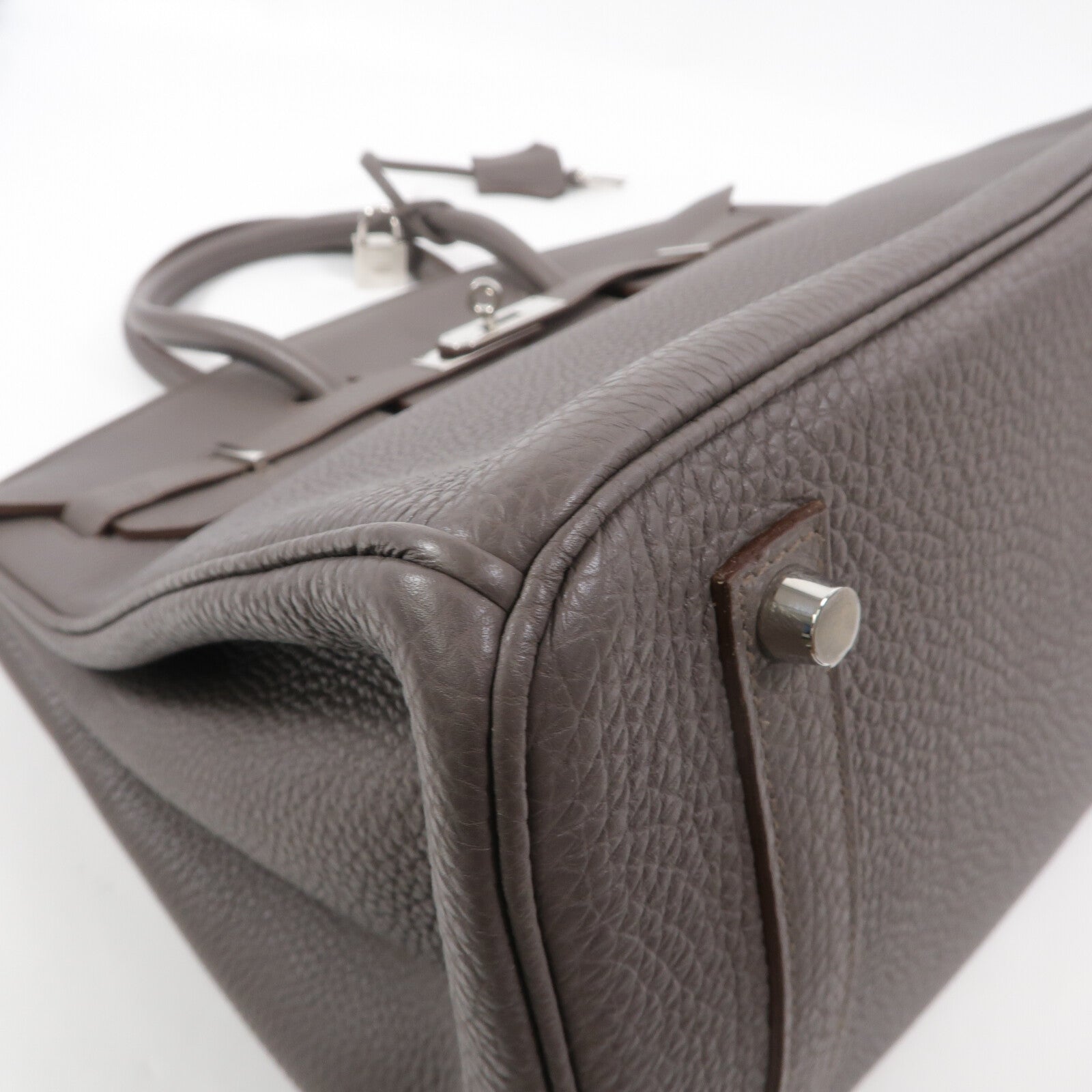 HERMES Togo皮革Birkin 35手挽袋Etain