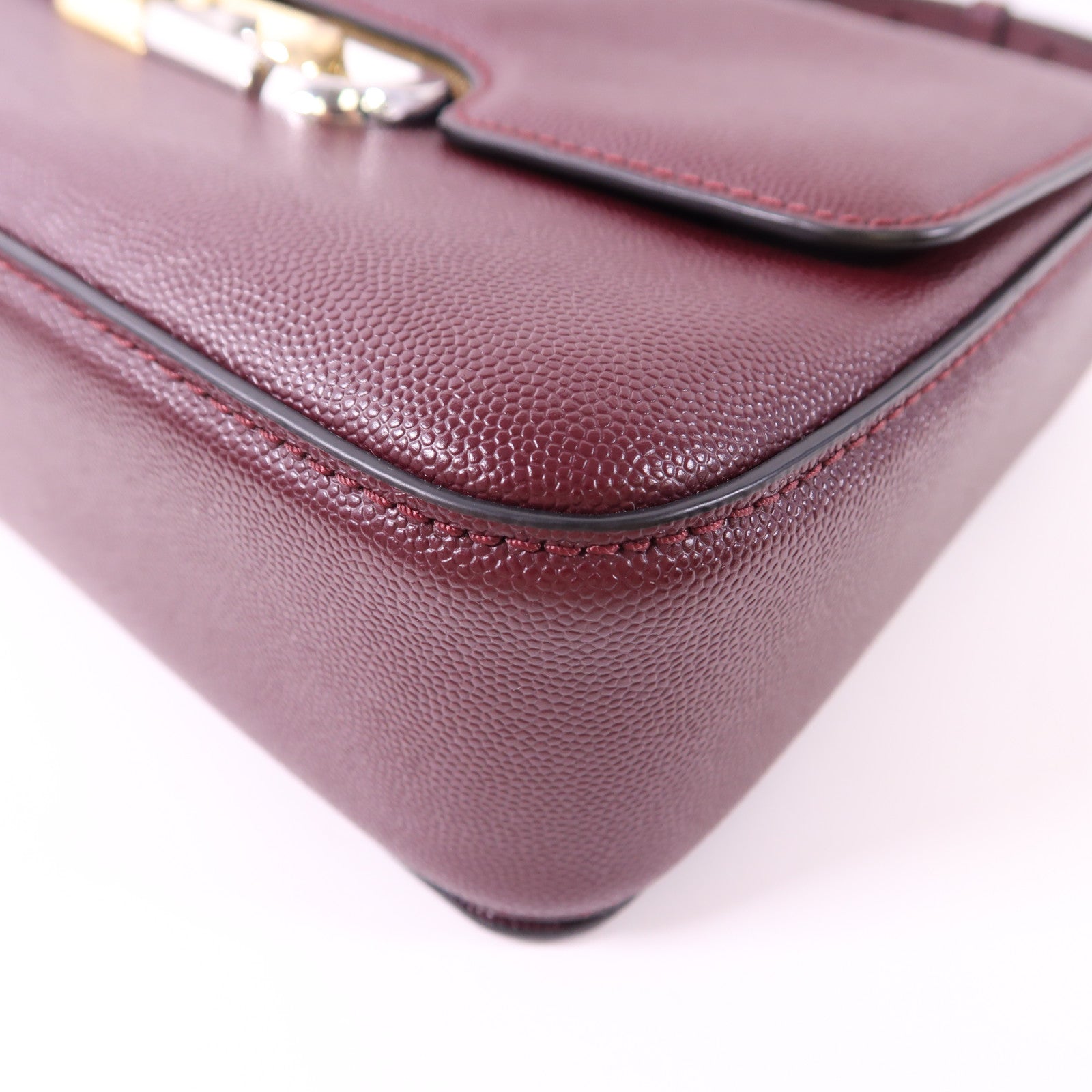 MARC JACOBS 牛皮皮革Shoulder Bag金扣肩背袋