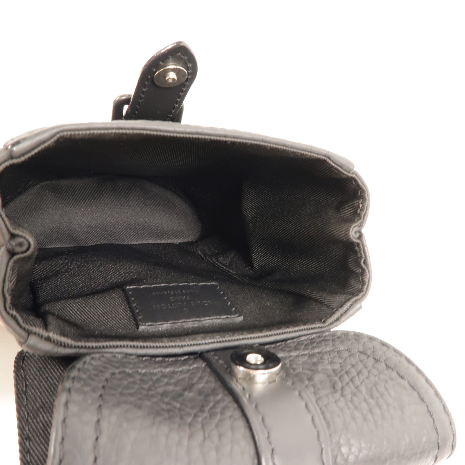 LOUIS VUITTON Monogram Taurillon Nano Christopher手挽肩背兩用袋