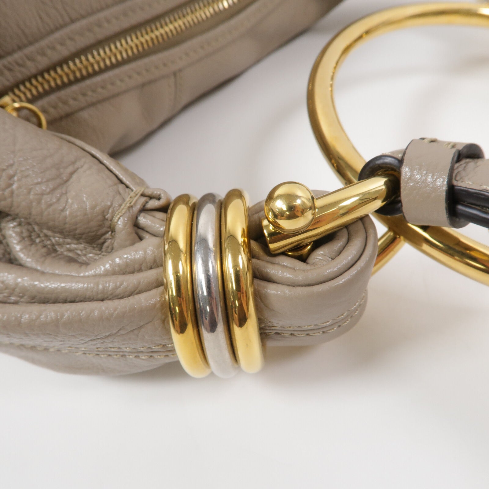 Chloe 牛皮皮革Bracelet Hobo Bag手挽肩背兩用袋