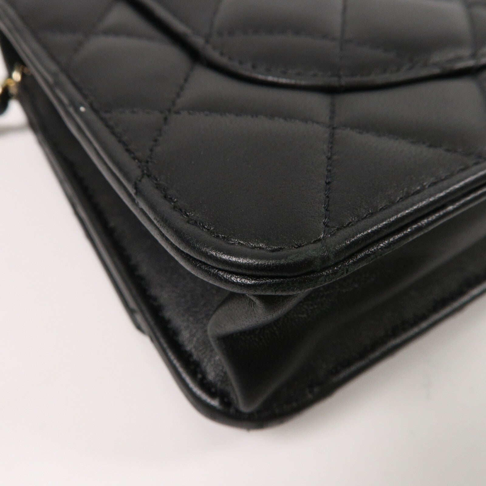 CHANEL 羊皮皮革WOC Wallet On Chain鏈帶肩背袋