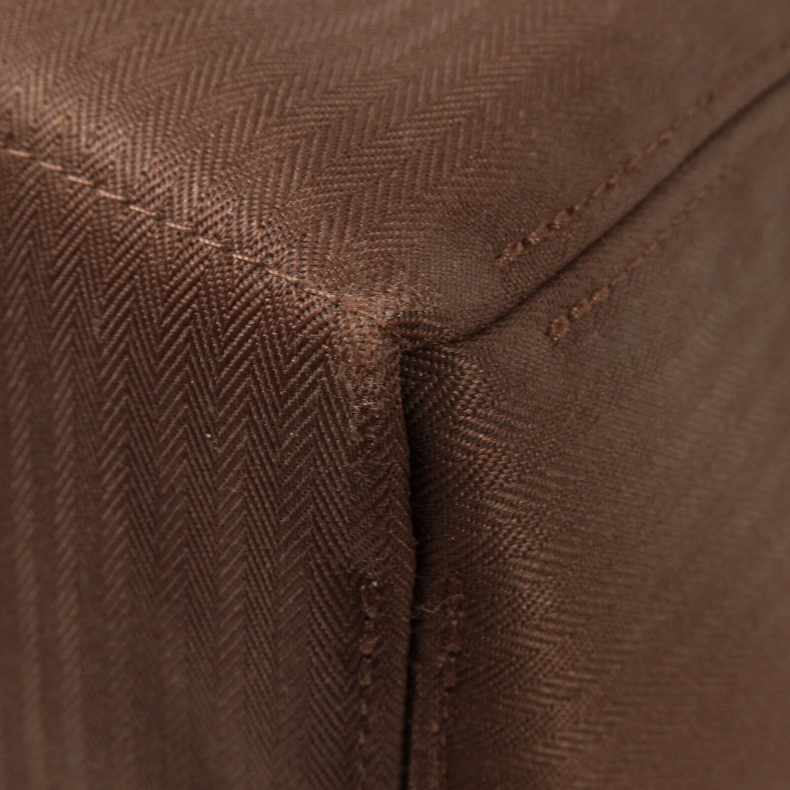 HERMES 帆布Acapulco PM Tote手挽袋Dark Brown