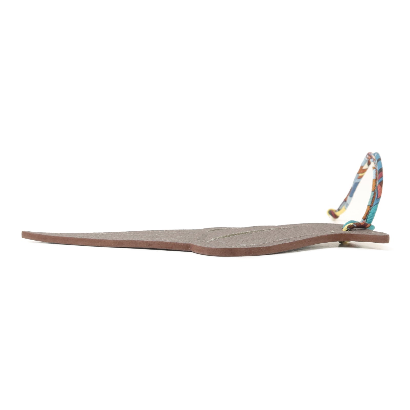 HERMES Epsom/Clemence皮革Petit H Ice Cream Cone掛飾