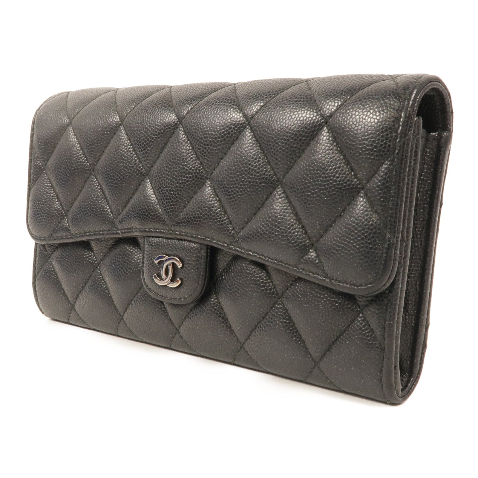 CHANEL 牛皮皮革Classic Long Wallet長錢包