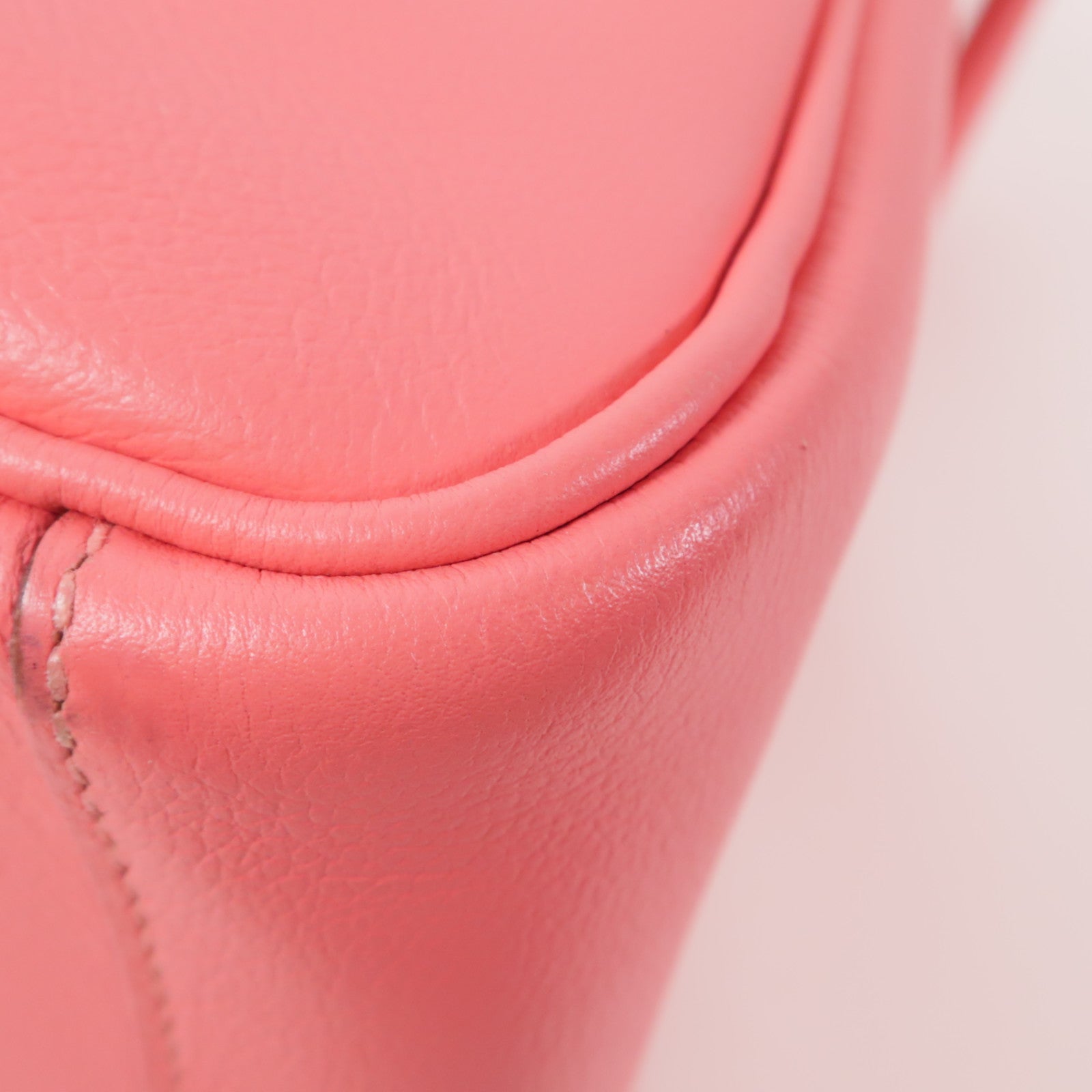 HERMES Evercolor皮革Lindy 30銀扣手挽肩背兩用袋Rose Azalee