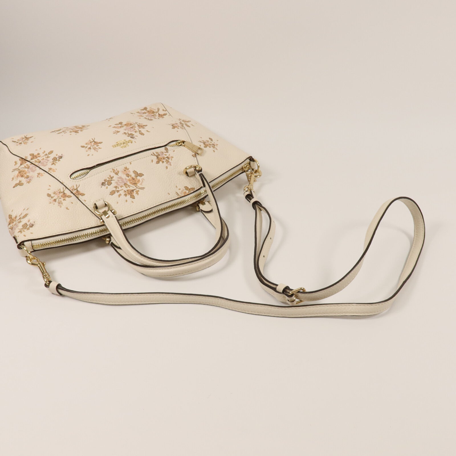 COACH 牛皮皮革Shoulder Bag手挽肩背兩用袋