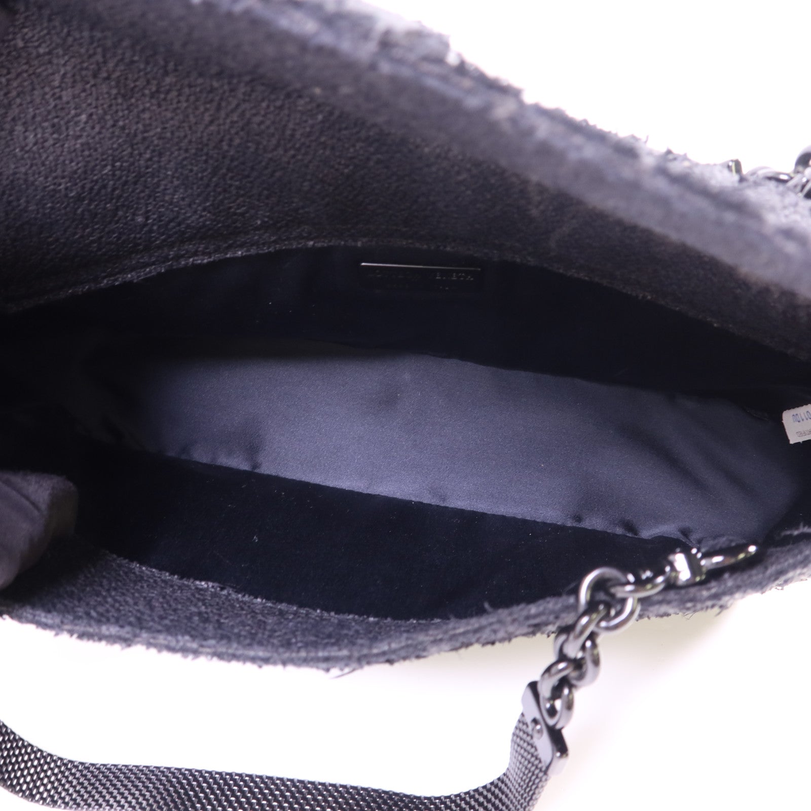 BOTTEGA VENETA 藤料Handbag黑扣手挽袋