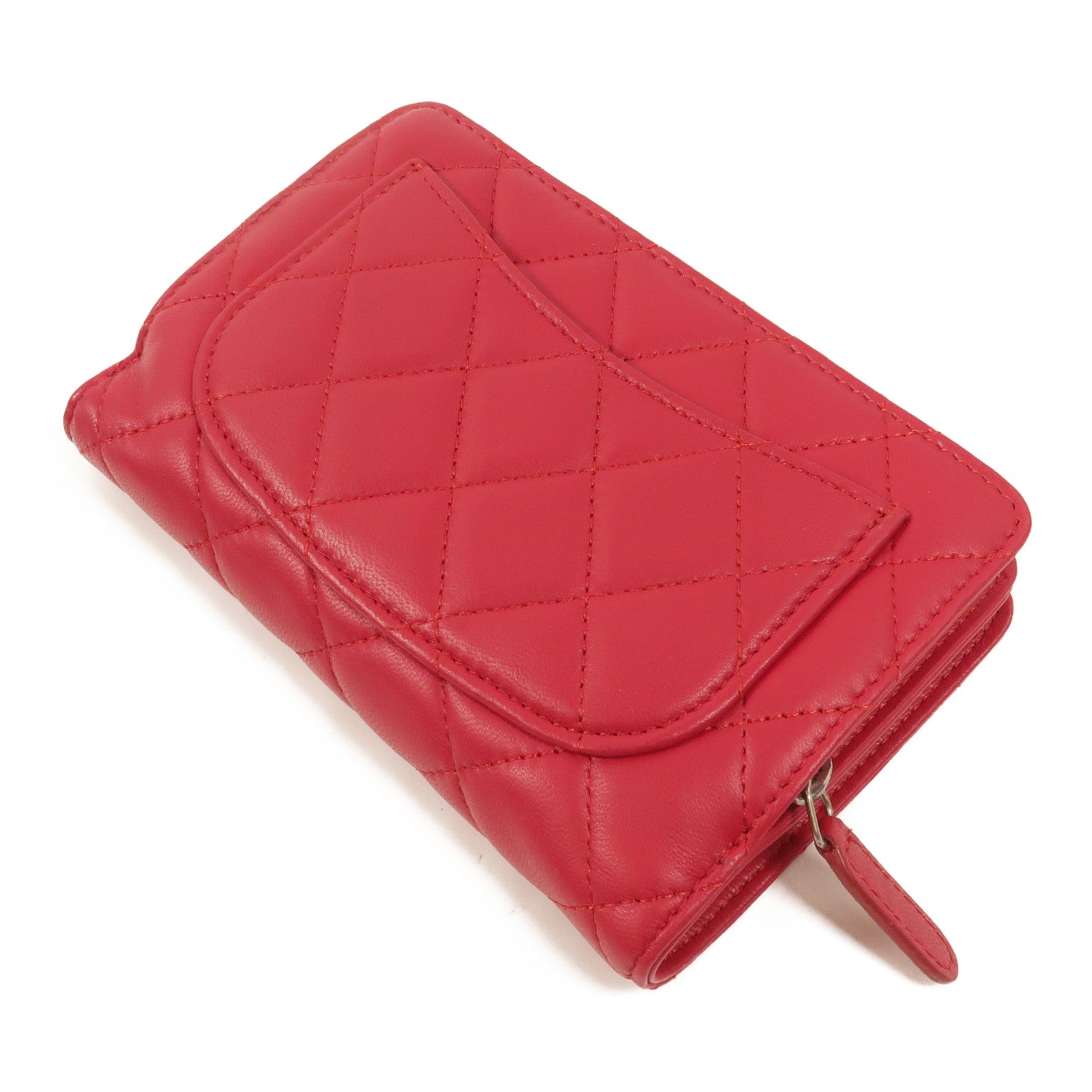 CHANEL 羊皮皮革Classic Bifold French Wallet錢包
