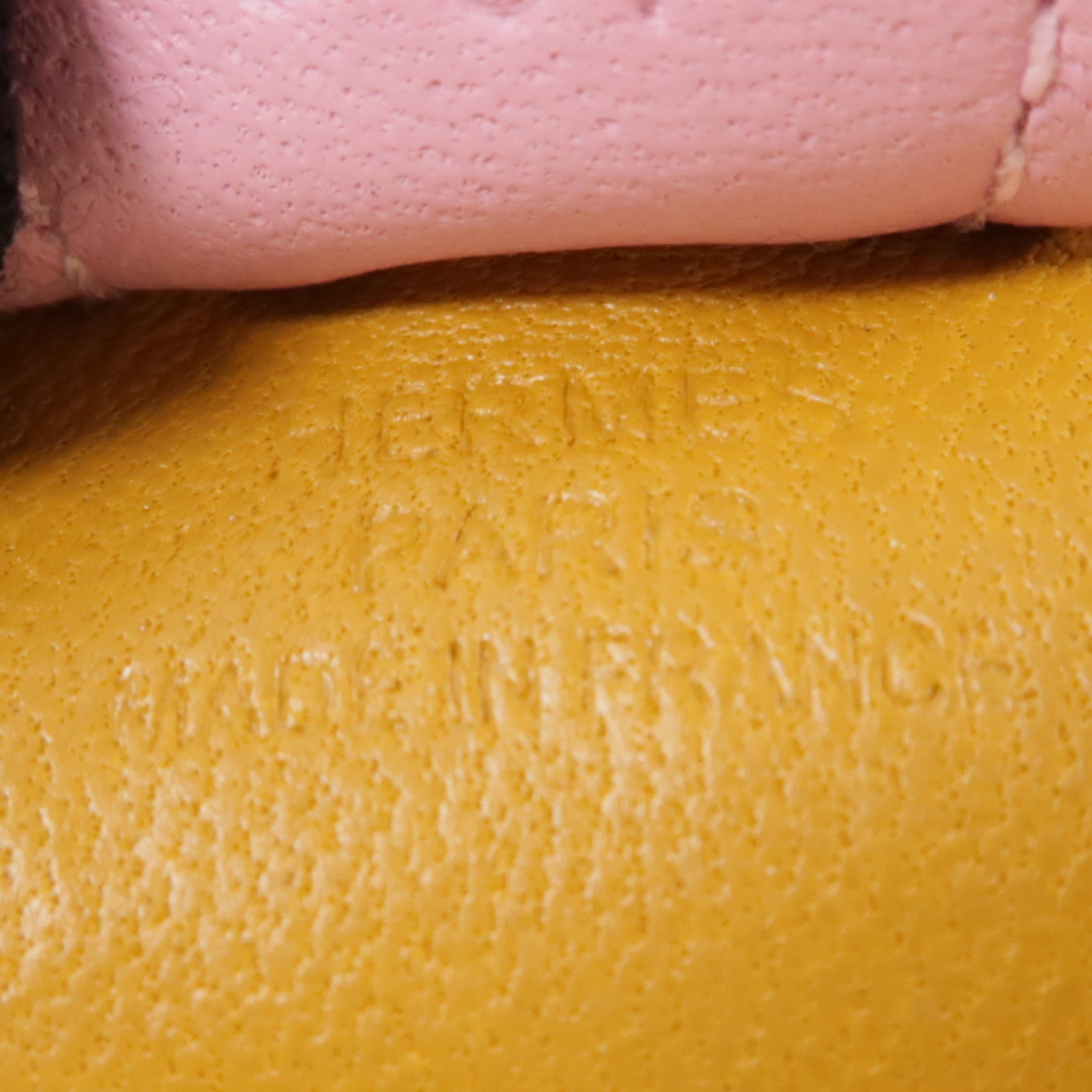 HERMES Swift皮革Rodeo PM Charm掛飾Sesame