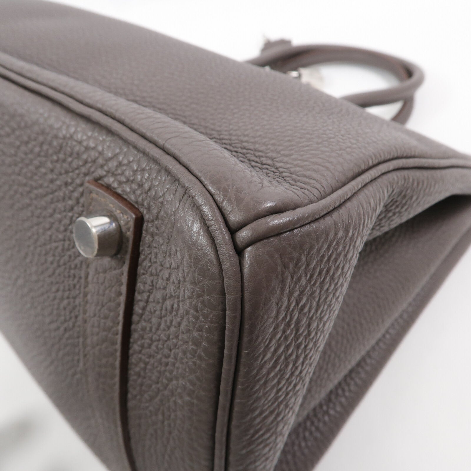 HERMES Togo皮革Birkin 35手挽袋Etain
