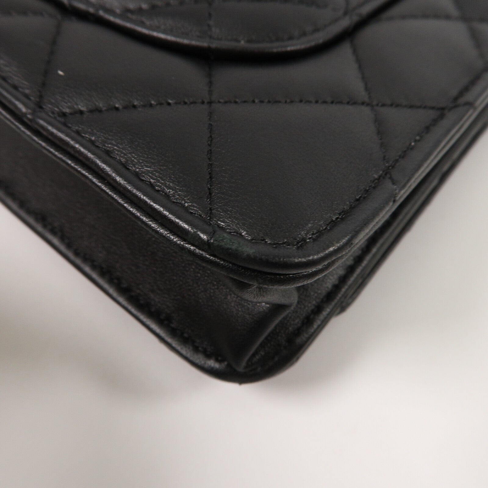 CHANEL 羊皮皮革WOC Wallet On Chain鏈帶肩背袋