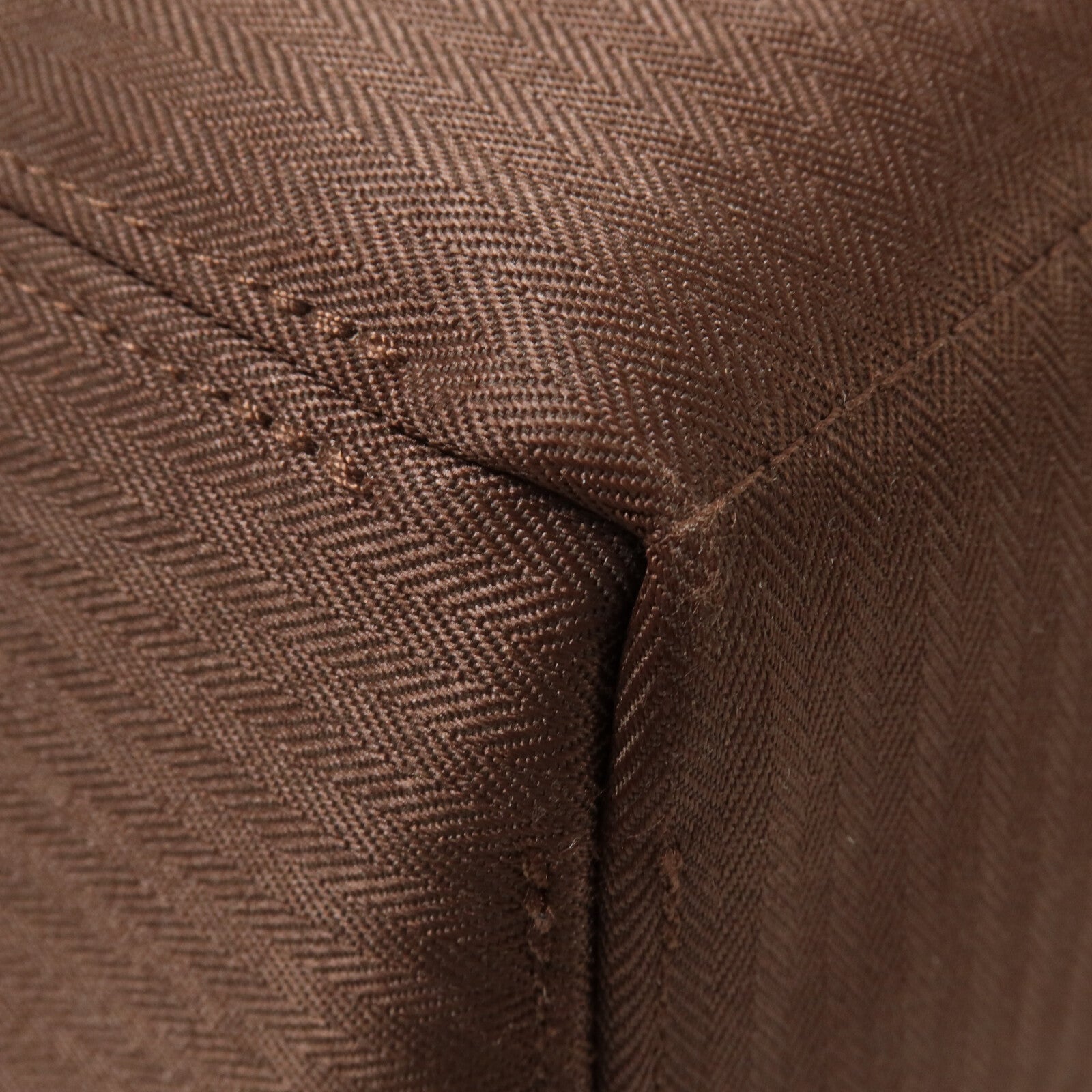 HERMES 帆布Acapulco PM Tote手挽袋Dark Brown