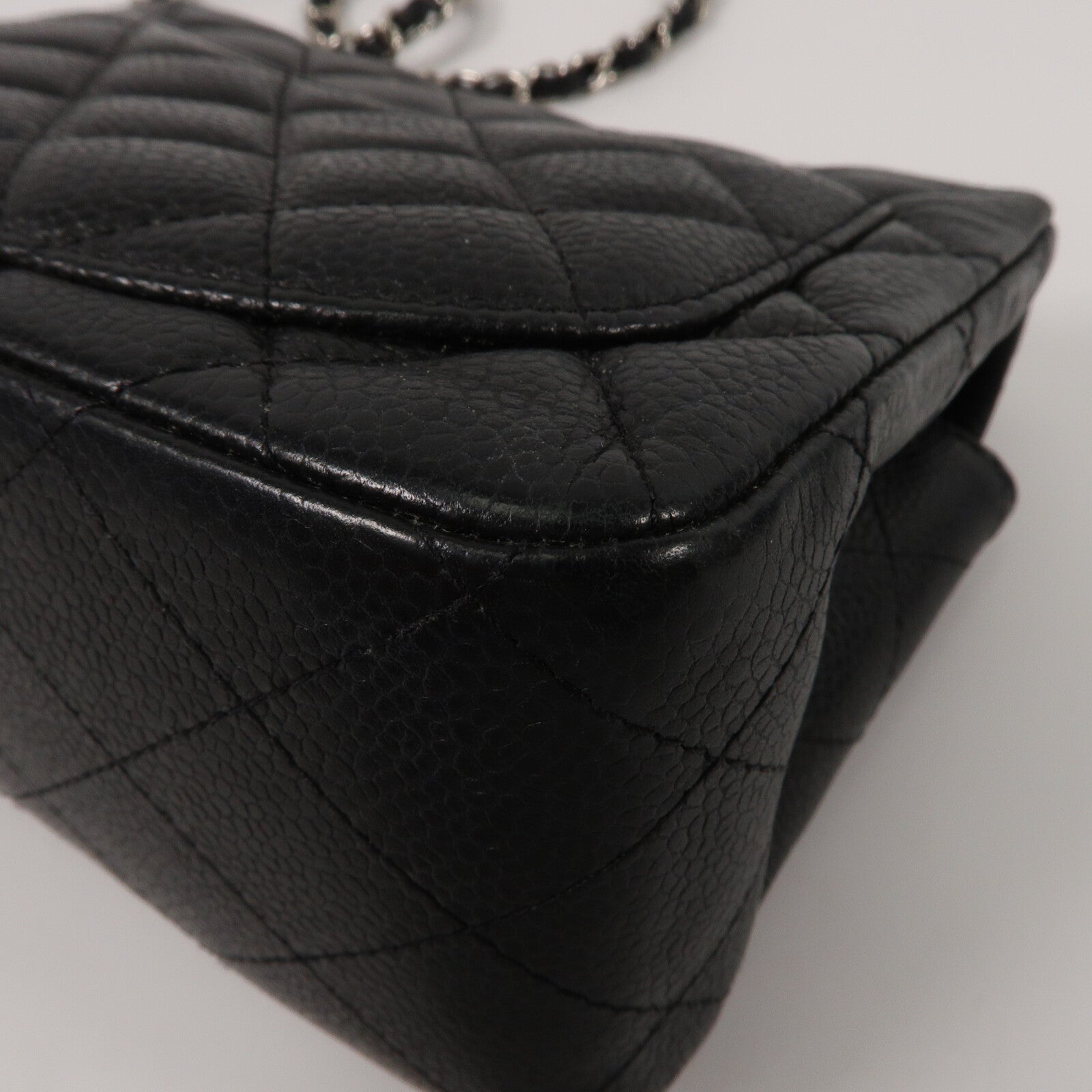CHANEL 牛皮皮革Mini Classic 17鏈帶肩背袋