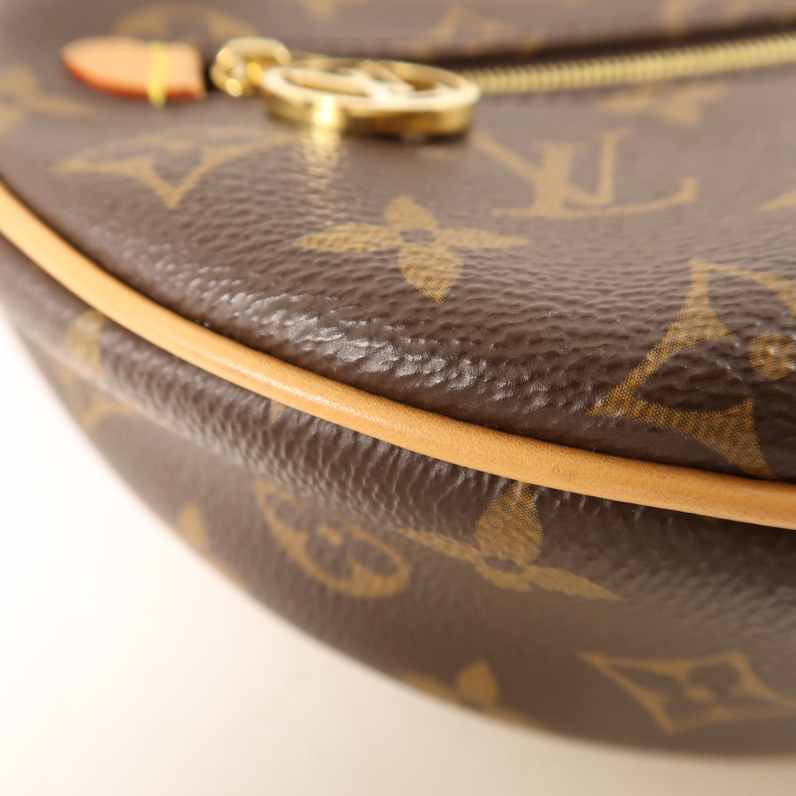 LOUIS VUITTON Monogram Loop金扣肩背袋棕色