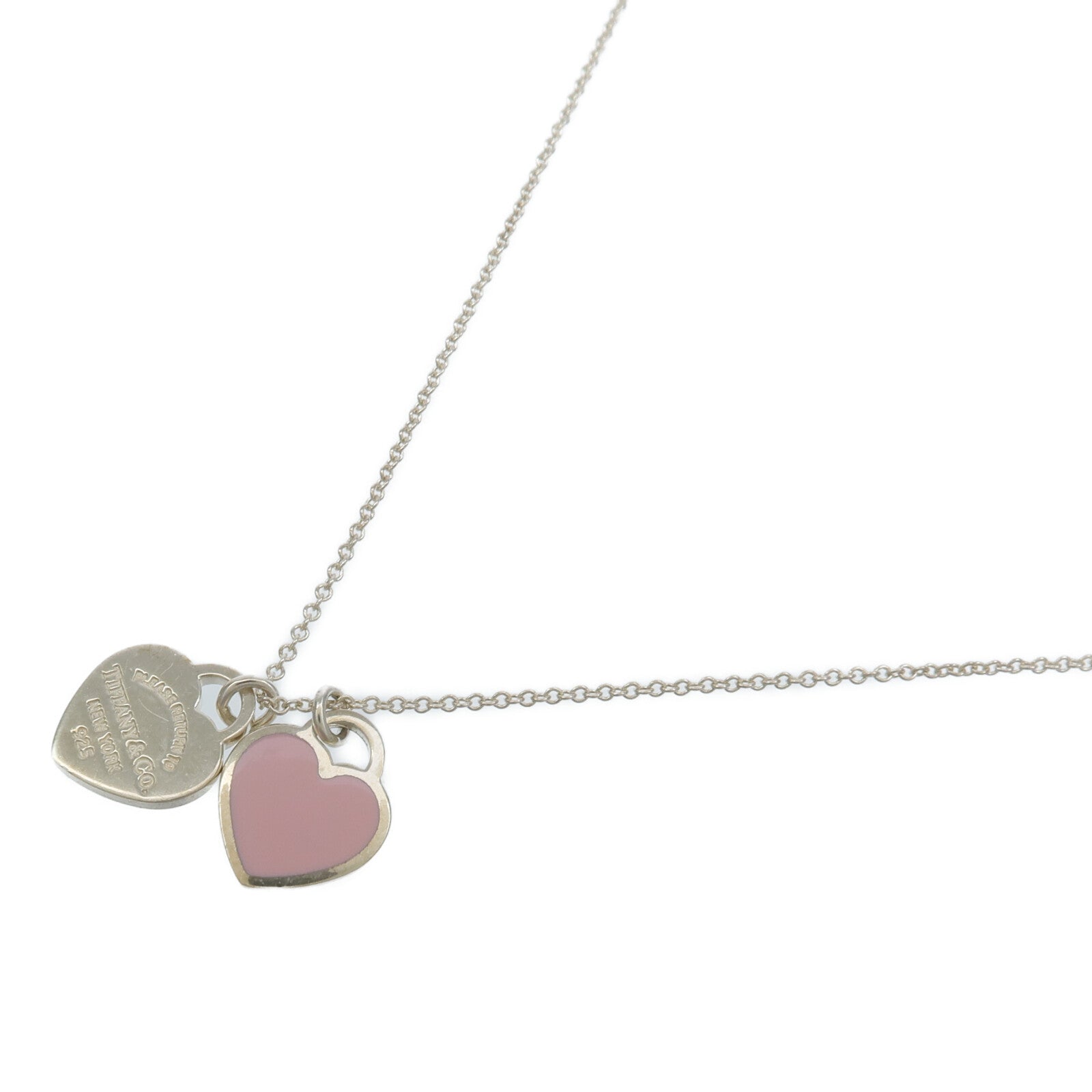 TIFFANY＆CO 925純銀Return To Tiffany Heart Pendant項鍊