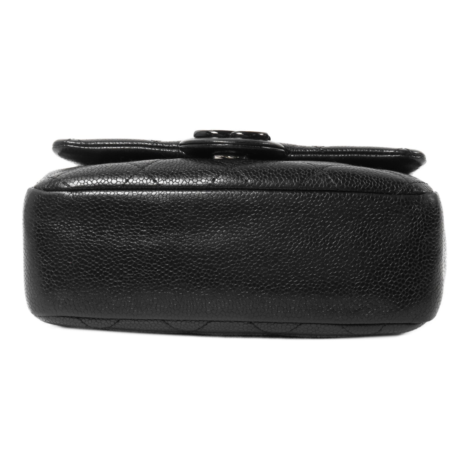 CHANEL 牛皮皮革Mini Flap 17cm鏈帶肩背袋