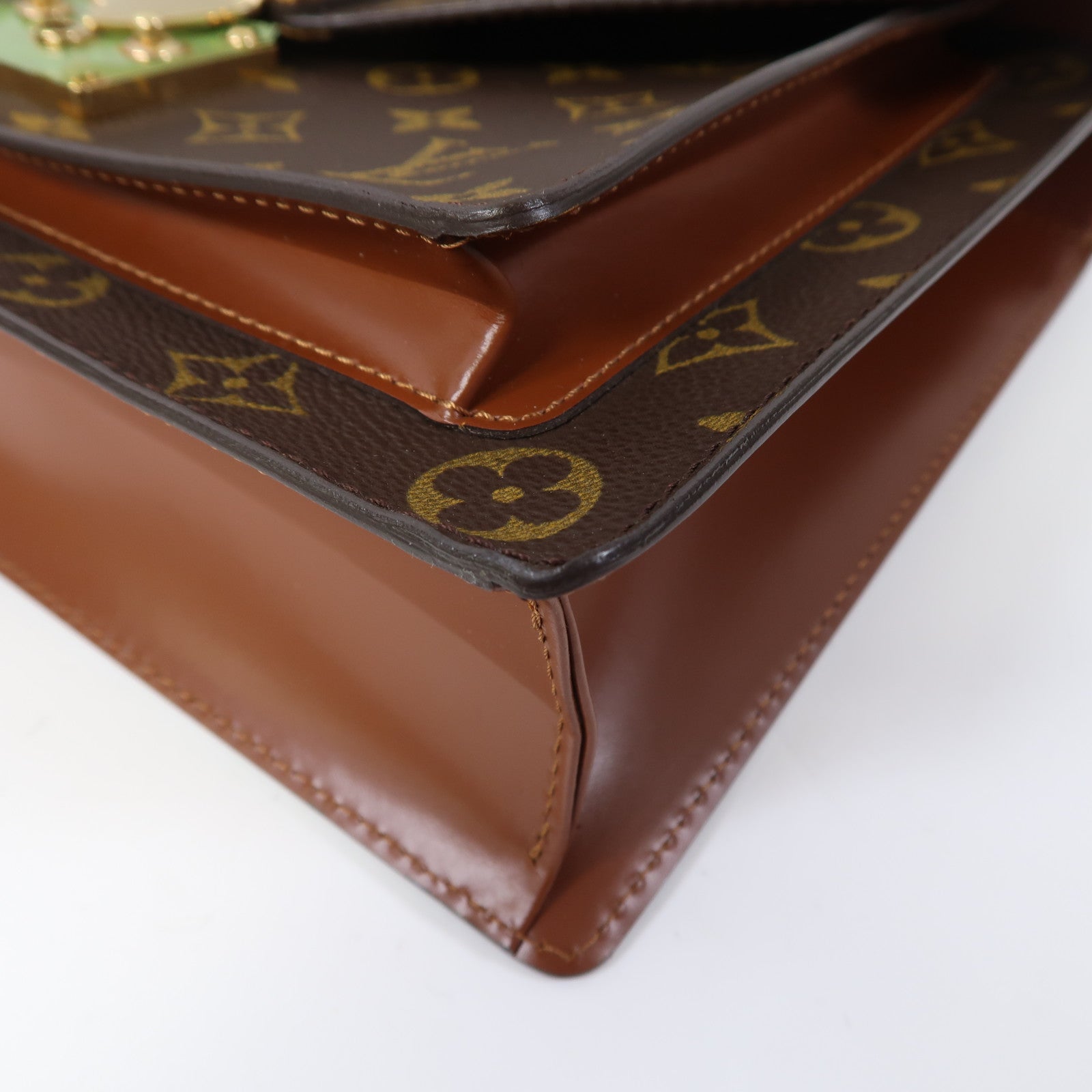 LOUIS VUITTON 【激減優惠】Monogram Monceau 26金扣手挽肩背兩用袋啡色