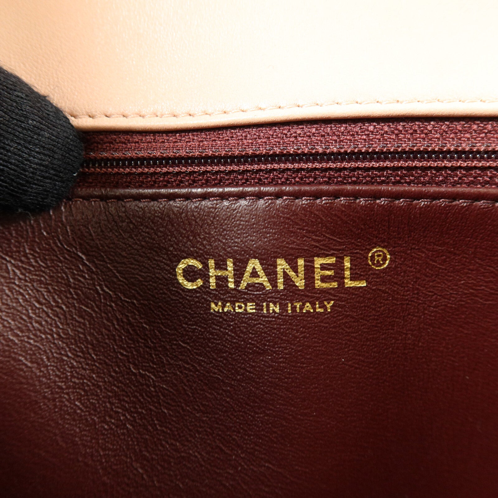 CHANEL 羊皮皮革Chain Shoulder鏈帶肩背袋