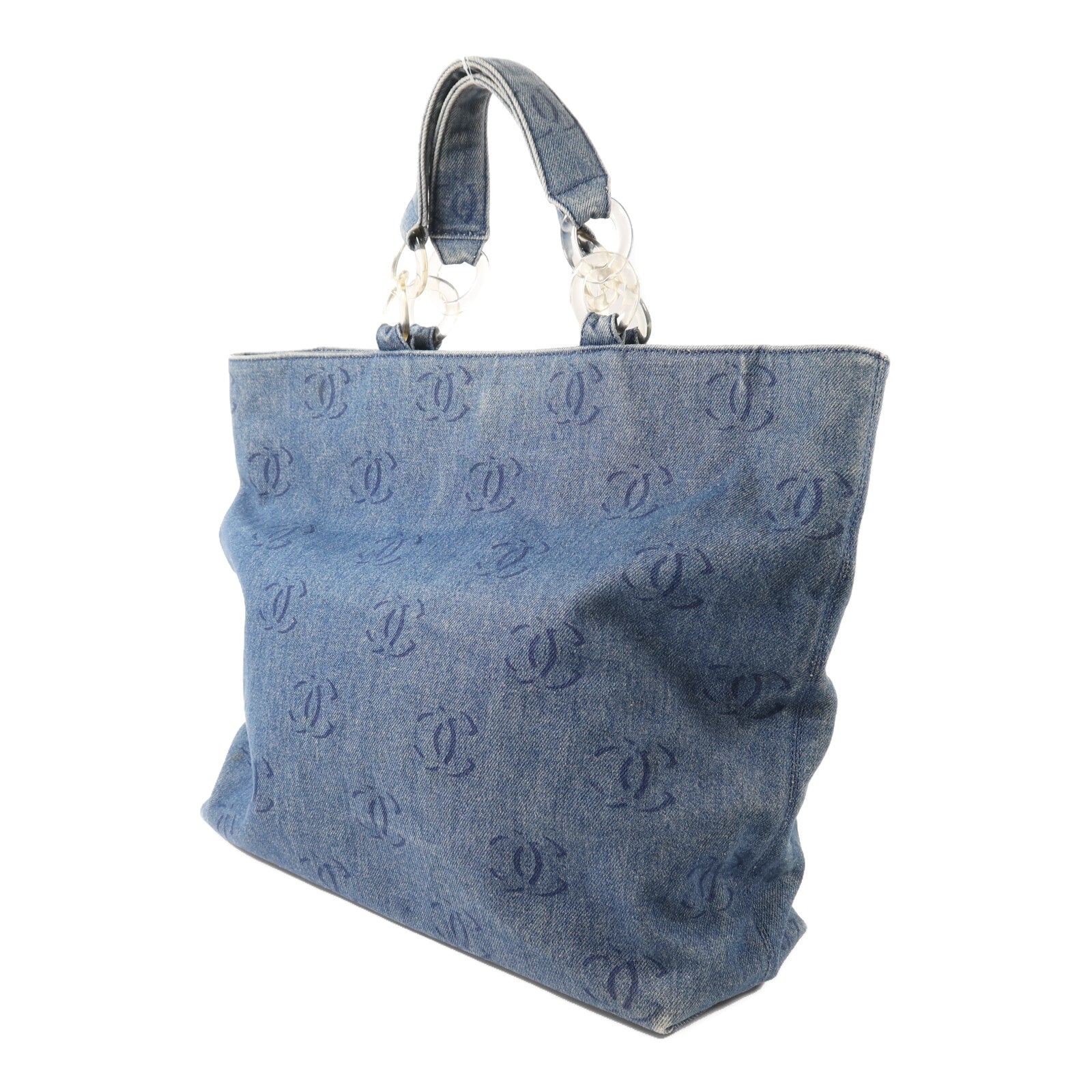 CHANEL 牛仔布Tote Bag手挽袋