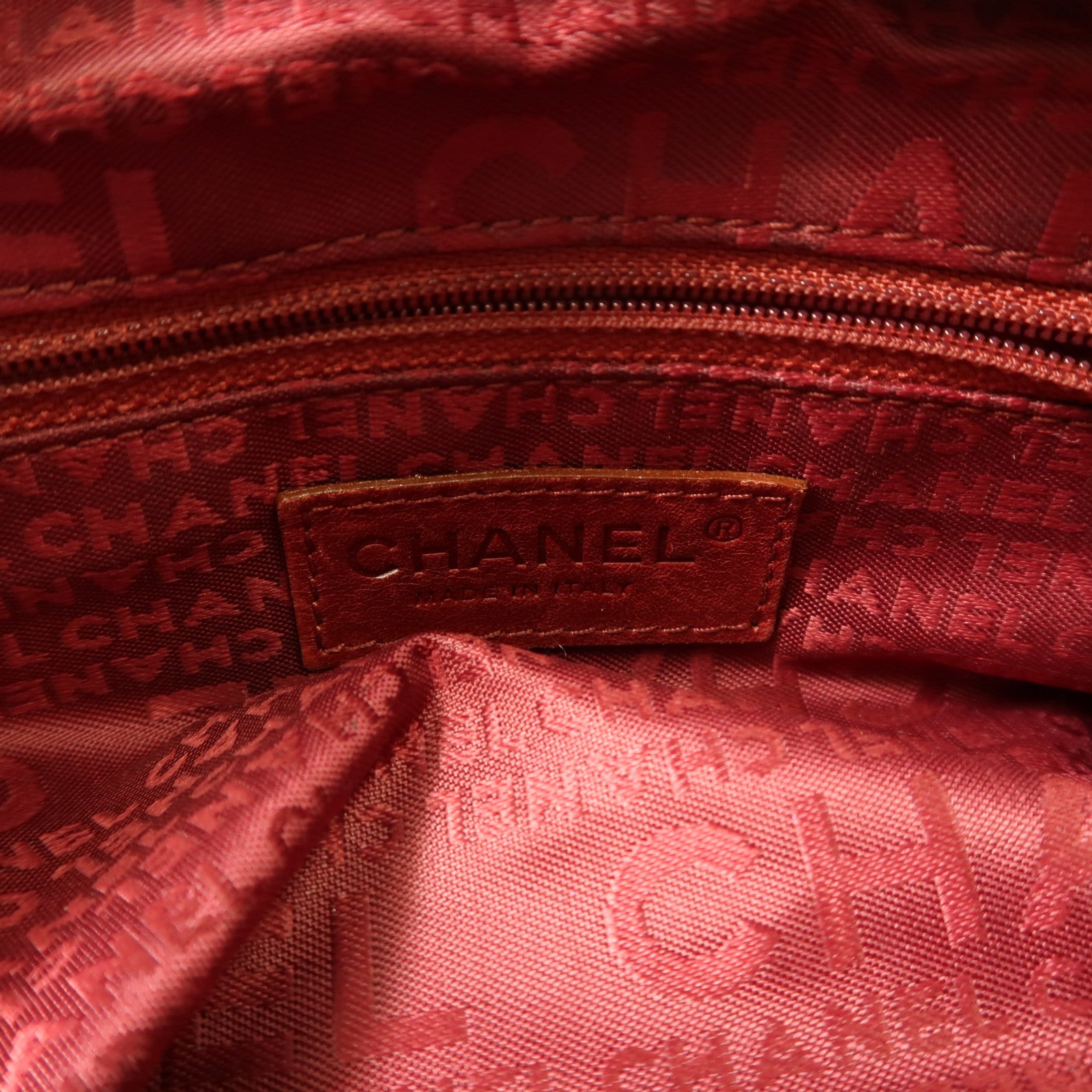 CHANEL 牛皮皮革Handbag銀扣手挽袋黑色