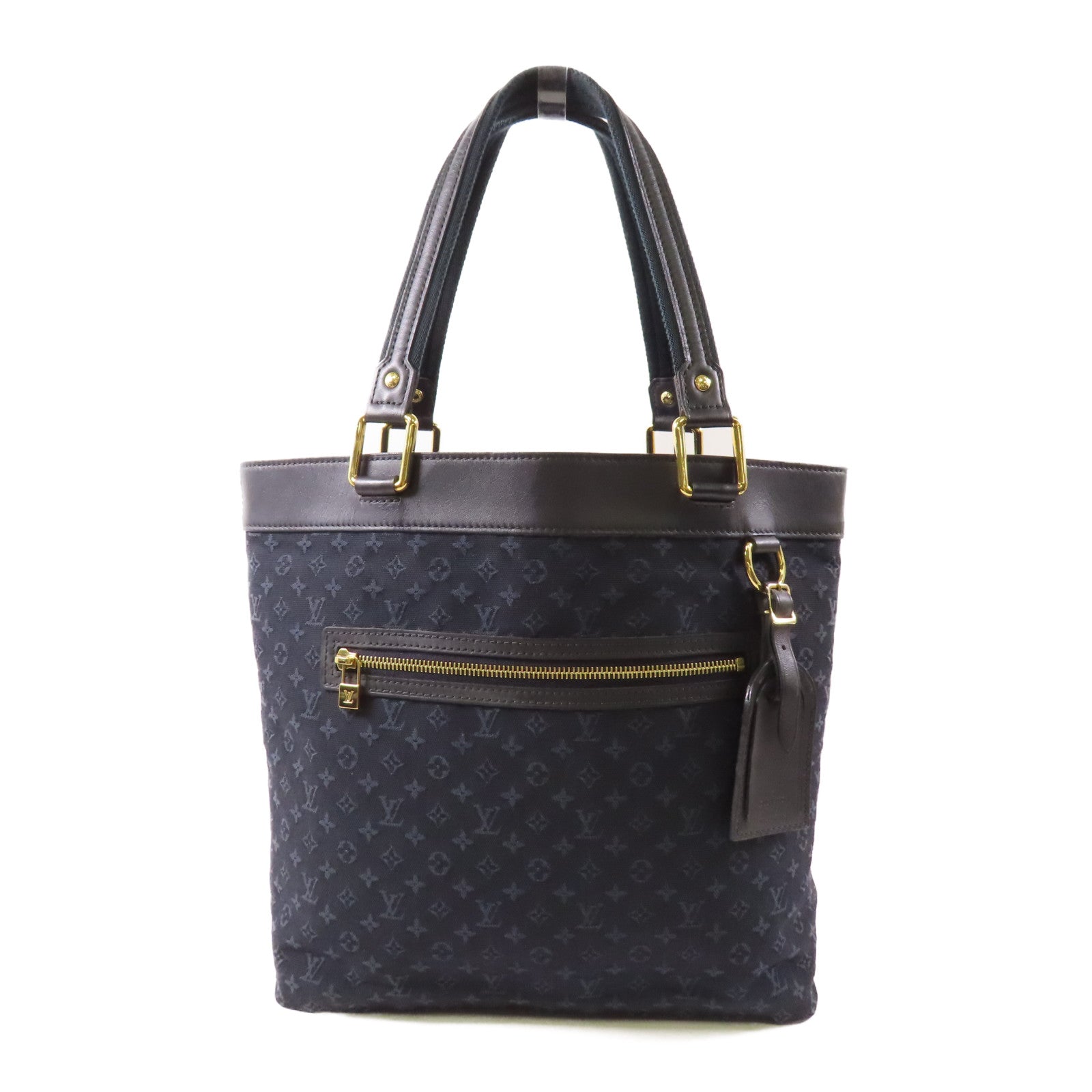 LOUIS VUITTON Monogram Mini Lucille GM金扣肩背袋/手挽袋