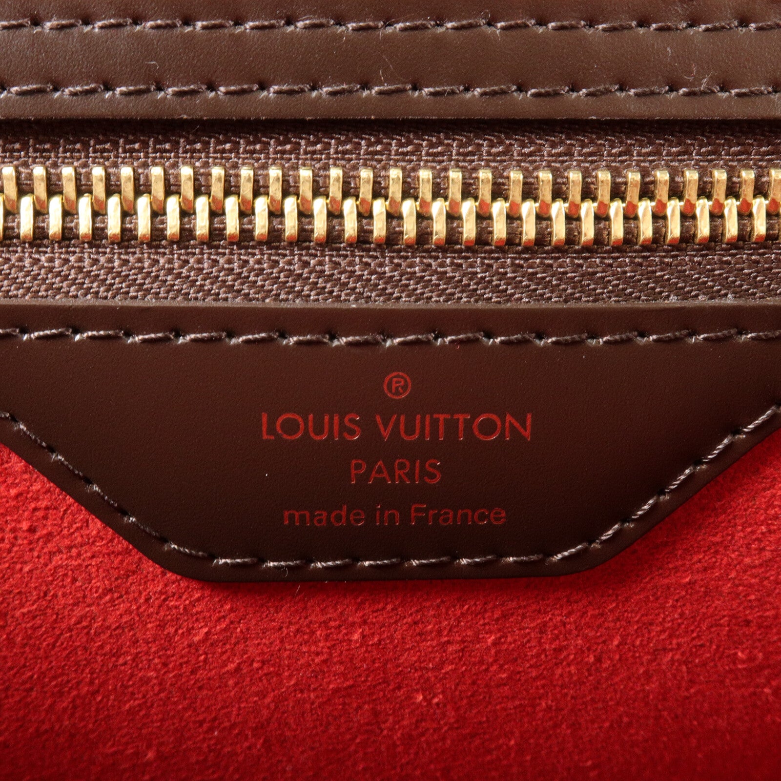 LOUIS VUITTON Damier Bergamo MM手挽袋