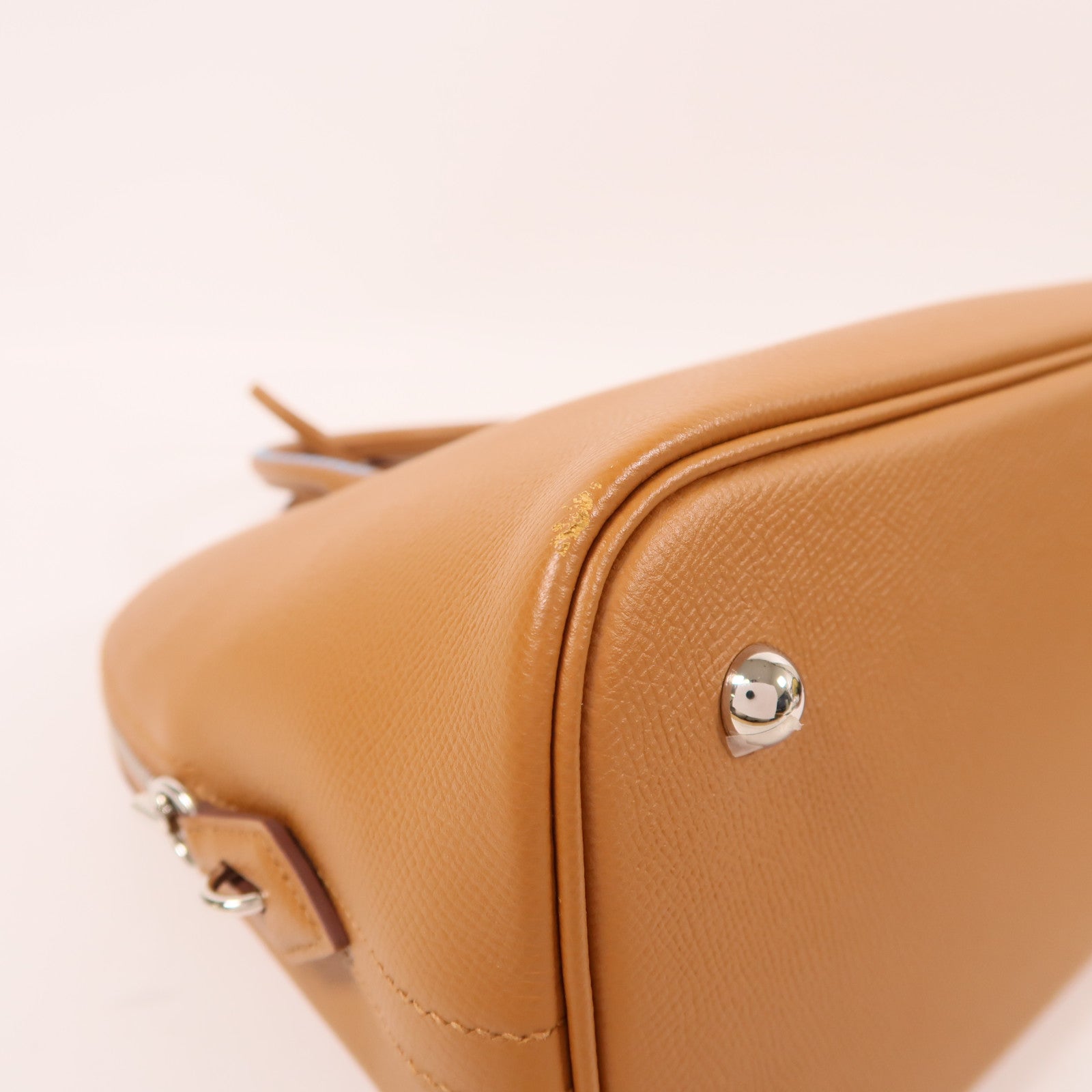 HERMES Epsom皮革Bolide 1923 30銀扣手挽肩背兩用袋Gold