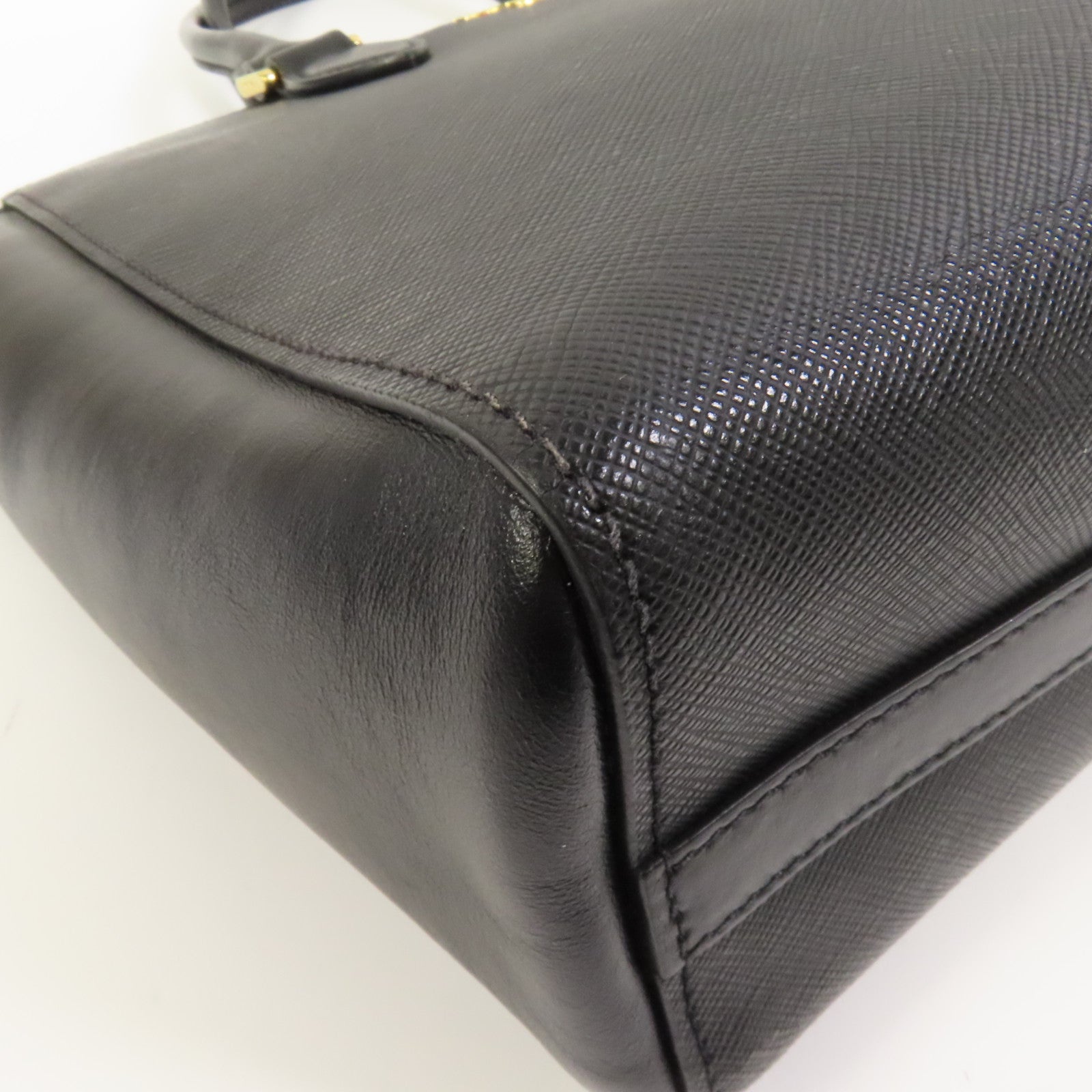 PRADA 牛皮皮革Shoulder Bag金扣手挽肩背兩用袋