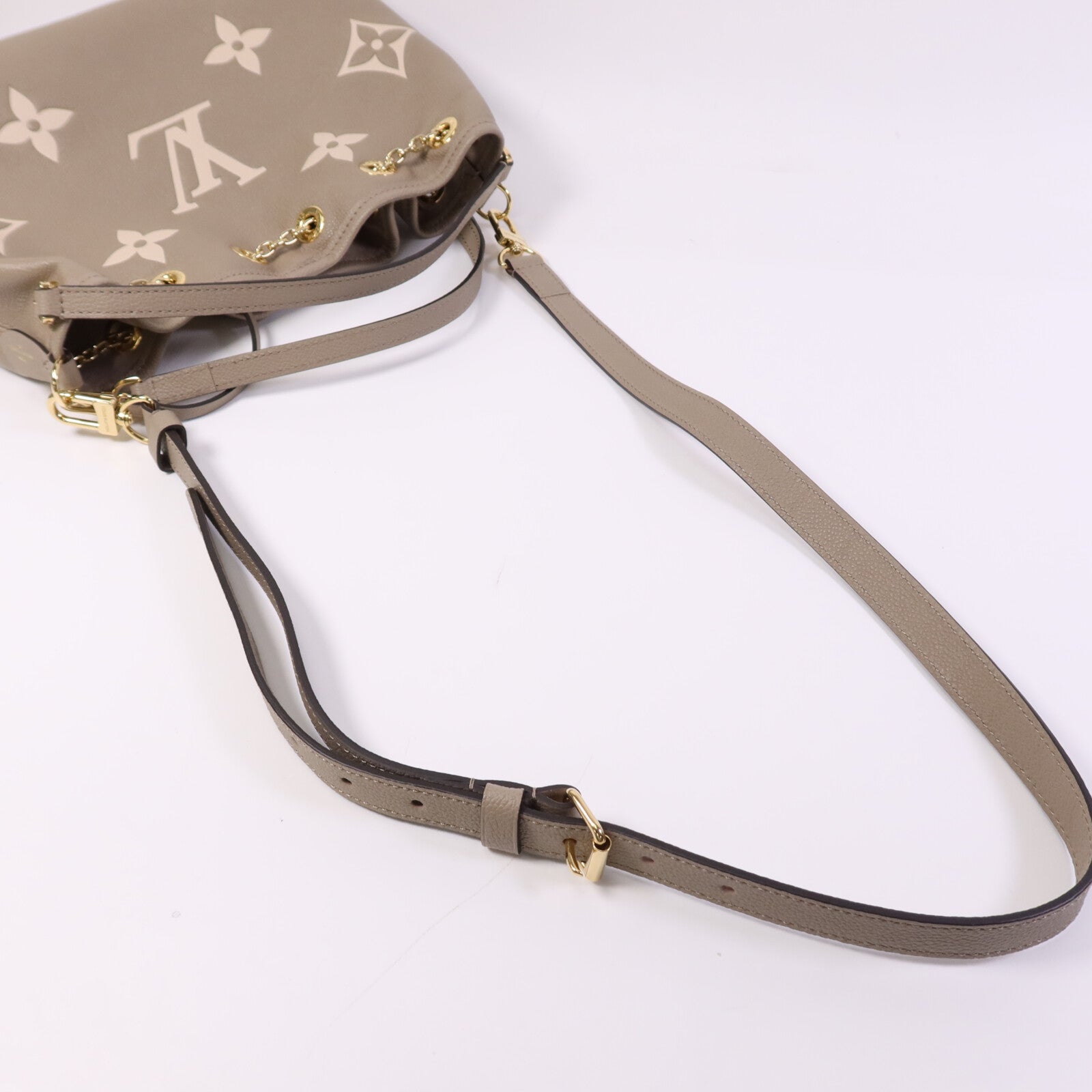 LOUIS VUITTON Monogram Empreinte Bundle金扣手挽肩背兩用袋