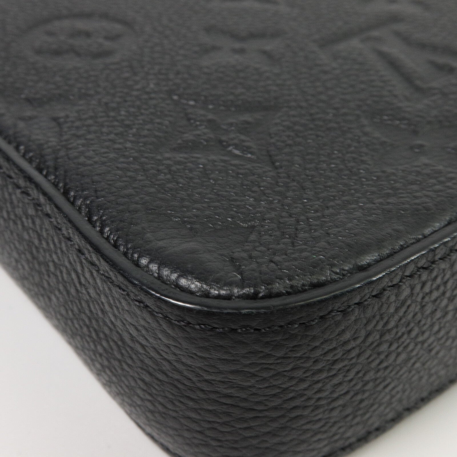 LOUIS VUITTON Monogram Empreinte Felicie Pochette 金扣鏈帶肩背袋