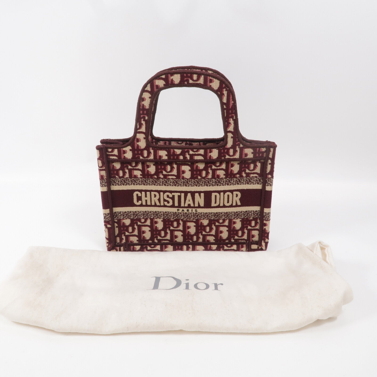 Dior 帆布Mini Book Tote手挽袋