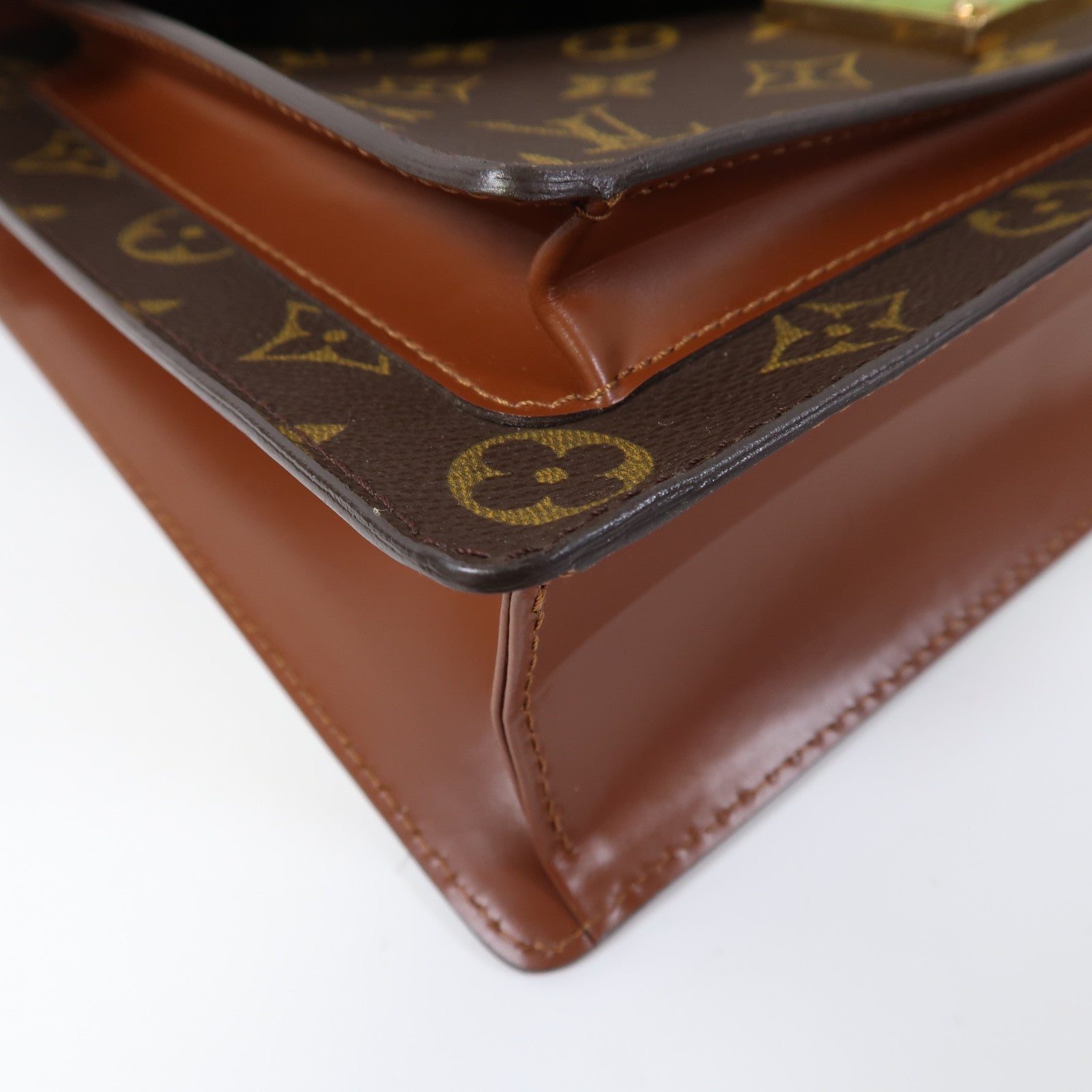 LOUIS VUITTON 【激減優惠】Monogram Monceau 26金扣手挽肩背兩用袋啡色