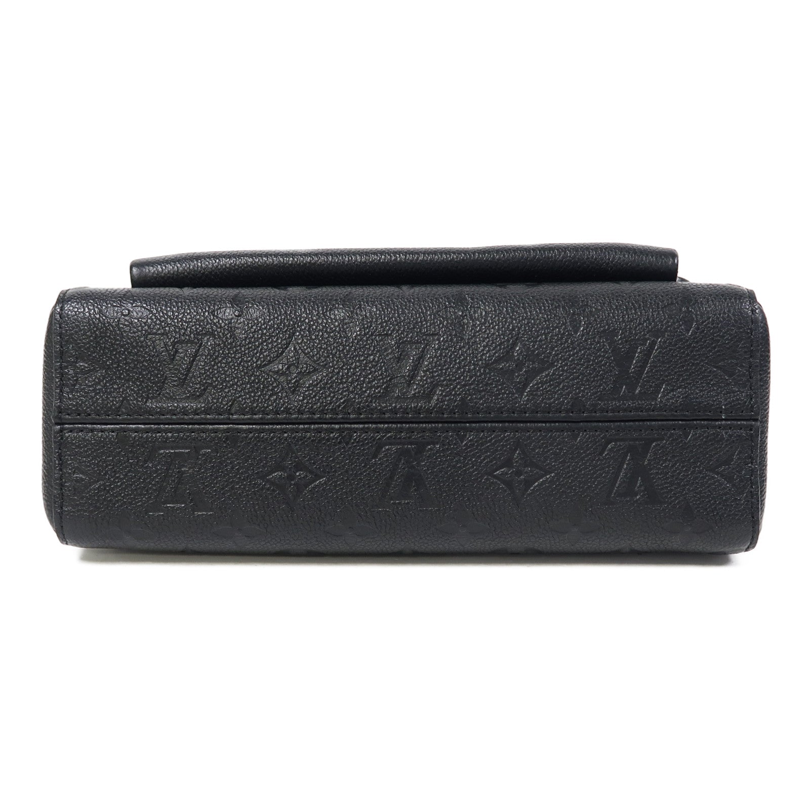 LOUIS VUITTON Monogram Empreinte Vavin PM金扣鏈帶肩背袋黑色